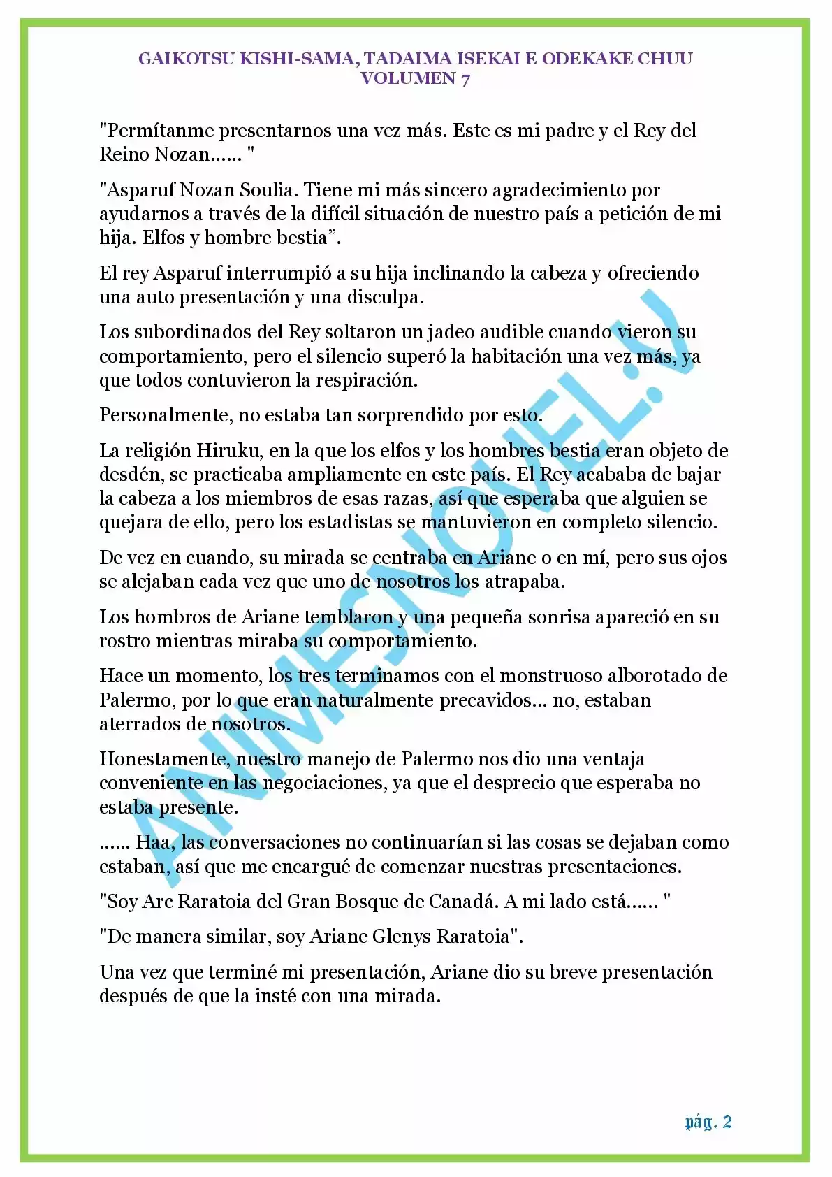 GAIKOTSU KISHI-SAMA (Novela) - Capítulo 157 - Página 2 - LectorTMOo