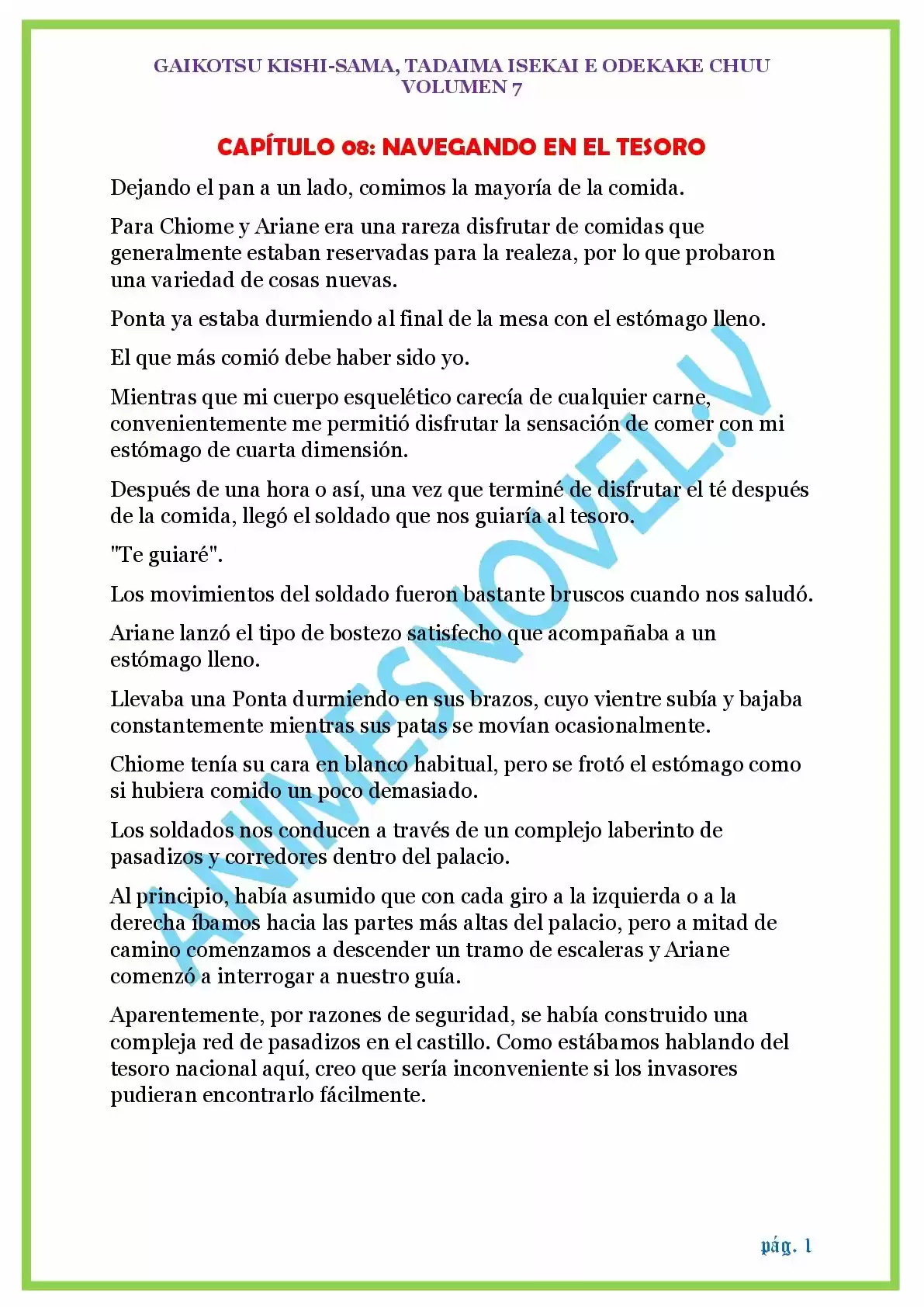 GAIKOTSU KISHI-SAMA (Novela) - Capítulo 159 - Página 1 - LectorTMOo