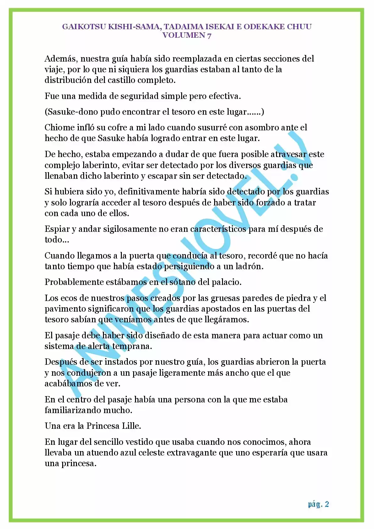 GAIKOTSU KISHI-SAMA (Novela) - Capítulo 159 - Página 2 - LectorTMOo
