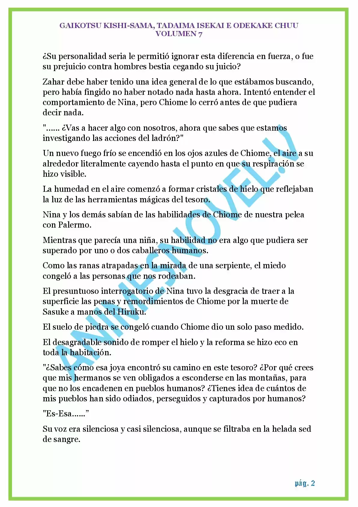 GAIKOTSU KISHI-SAMA (Novela) - Capítulo 160 - Página 2 - LectorTMOo