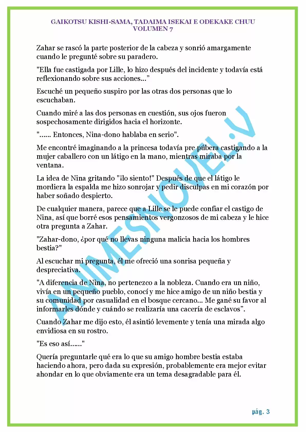 GAIKOTSU KISHI-SAMA (Novela) - Capítulo 161 - Página 3 - LectorTMOo