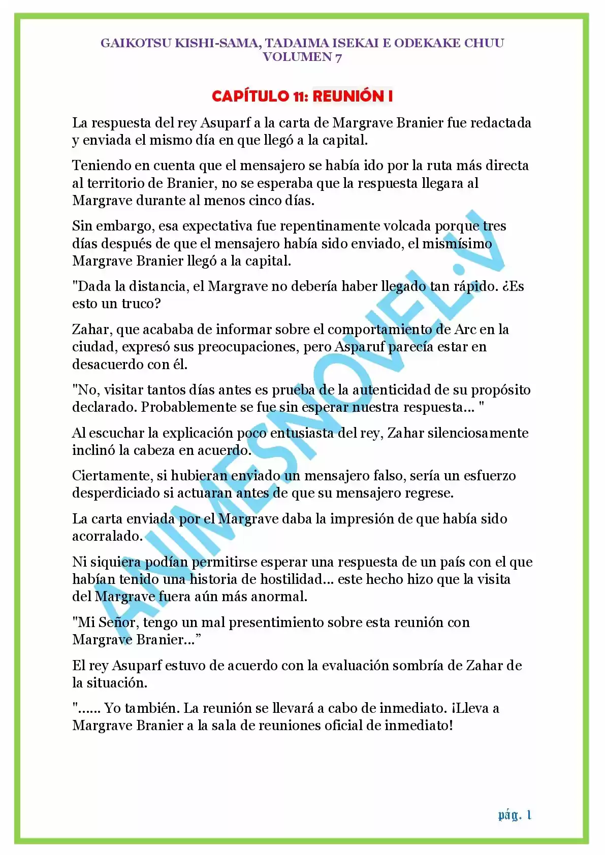 GAIKOTSU KISHI-SAMA (Novela) - Capítulo 162 - Página 1 - LectorTMOo