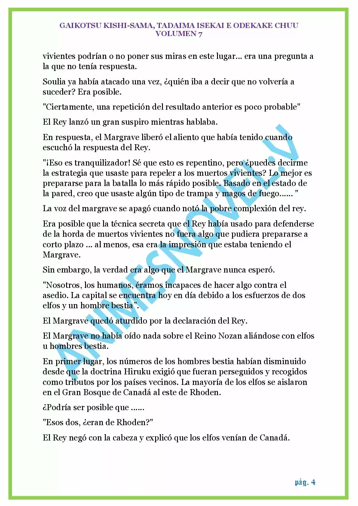 GAIKOTSU KISHI-SAMA (Novela) - Capítulo 162 - Página 4 - LectorTMOo