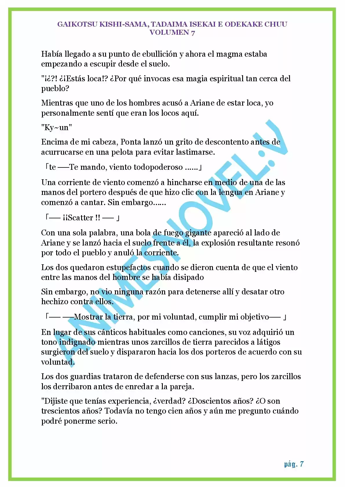 GAIKOTSU KISHI-SAMA (Novela) - Capítulo 164 - Página 7 - LectorTMOo