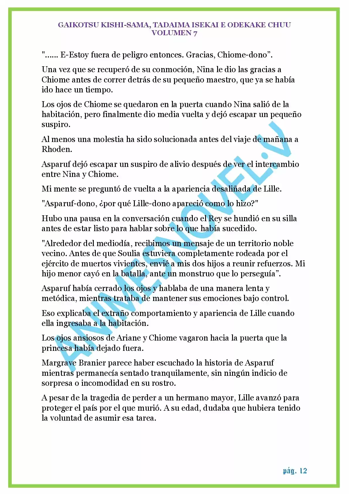 GAIKOTSU KISHI-SAMA (Novela) - Capítulo 167 - Página 12 - LectorTMOo