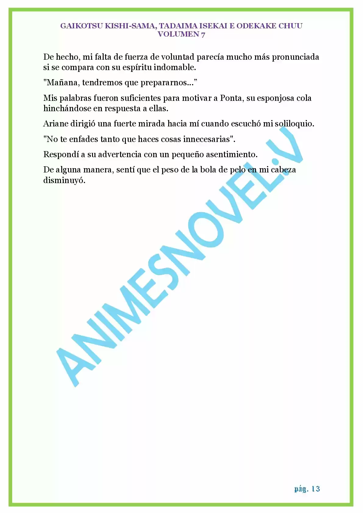 GAIKOTSU KISHI-SAMA (Novela) - Capítulo 167 - Página 13 - LectorTMOo