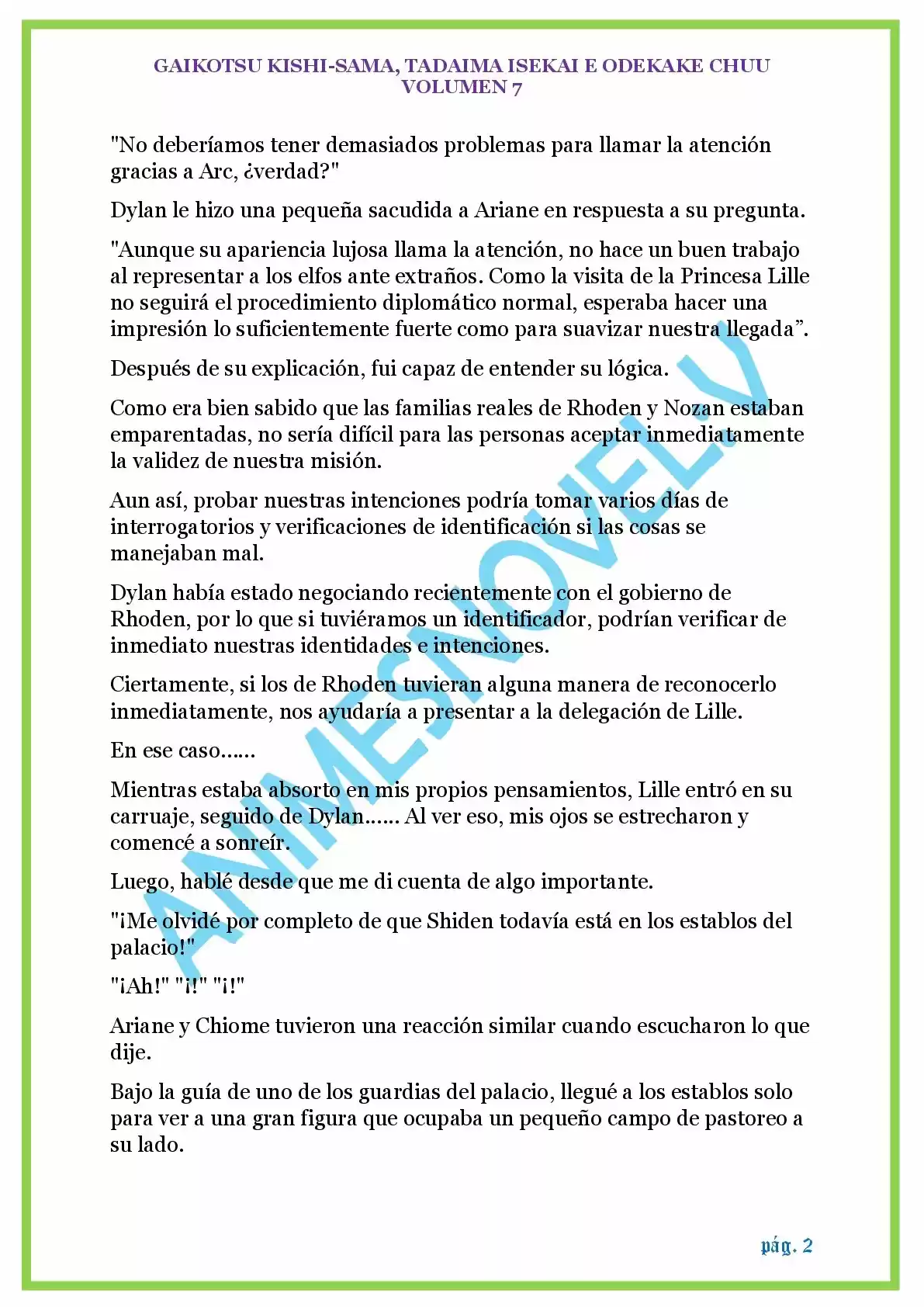 GAIKOTSU KISHI-SAMA (Novela) - Capítulo 168 - Página 2 - LectorTMOo