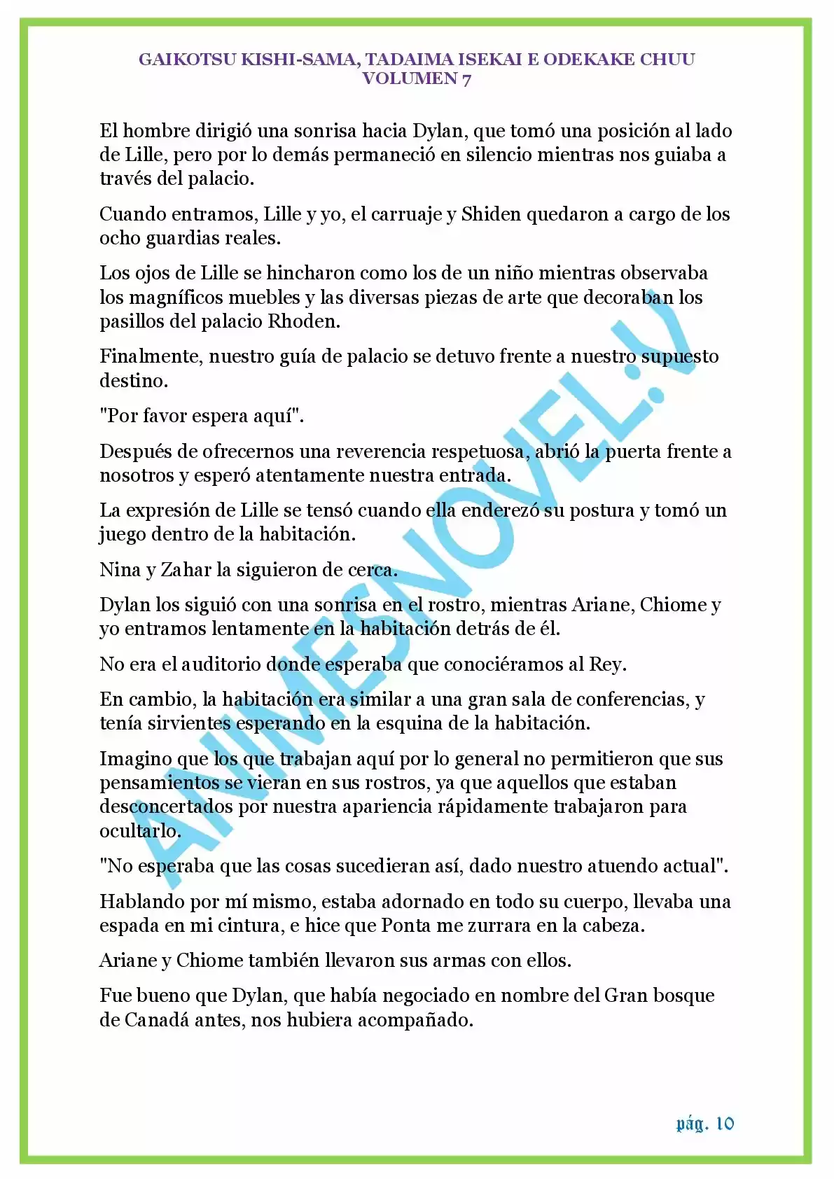GAIKOTSU KISHI-SAMA (Novela) - Capítulo 168 - Página 10 - LectorTMOo