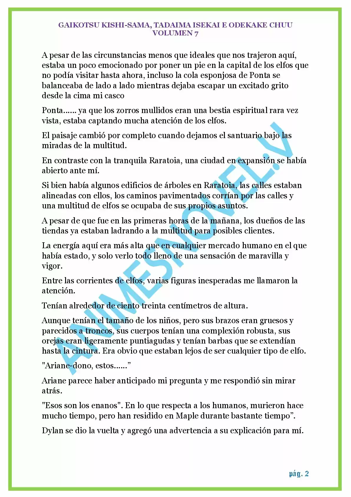 GAIKOTSU KISHI-SAMA (Novela) - Capítulo 171 - Página 2 - LectorTMOo