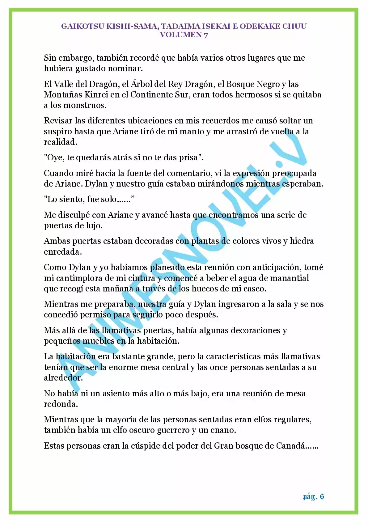 GAIKOTSU KISHI-SAMA (Novela) - Capítulo 171 - Página 6 - LectorTMOo