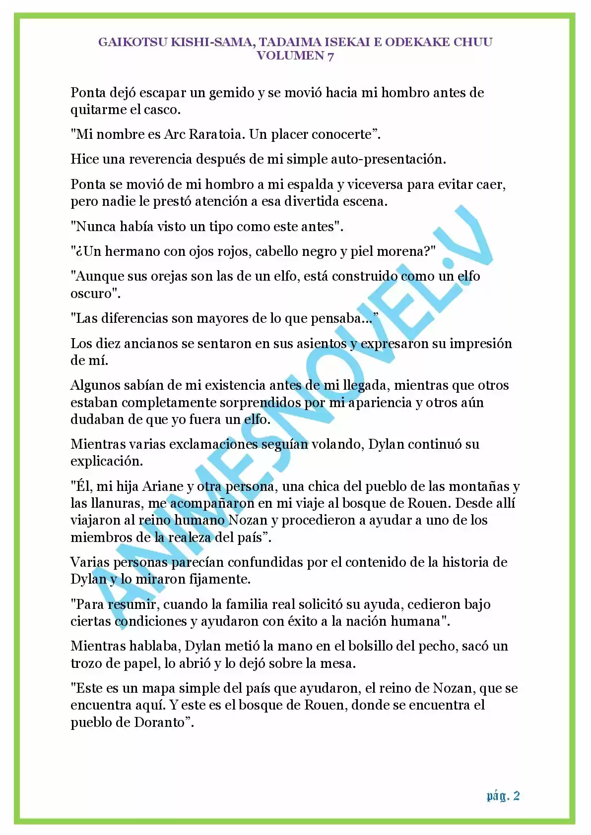 GAIKOTSU KISHI-SAMA (Novela) - Capítulo 172 - Página 2 - LectorTMOo