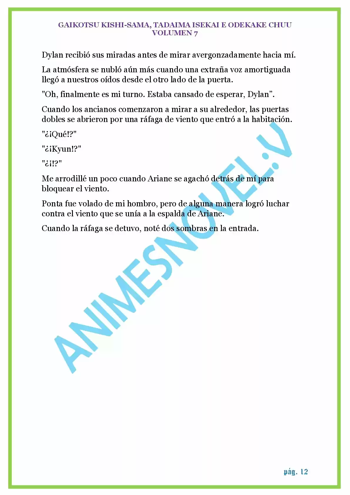GAIKOTSU KISHI-SAMA (Novela) - Capítulo 172 - Página 12 - LectorTMOo