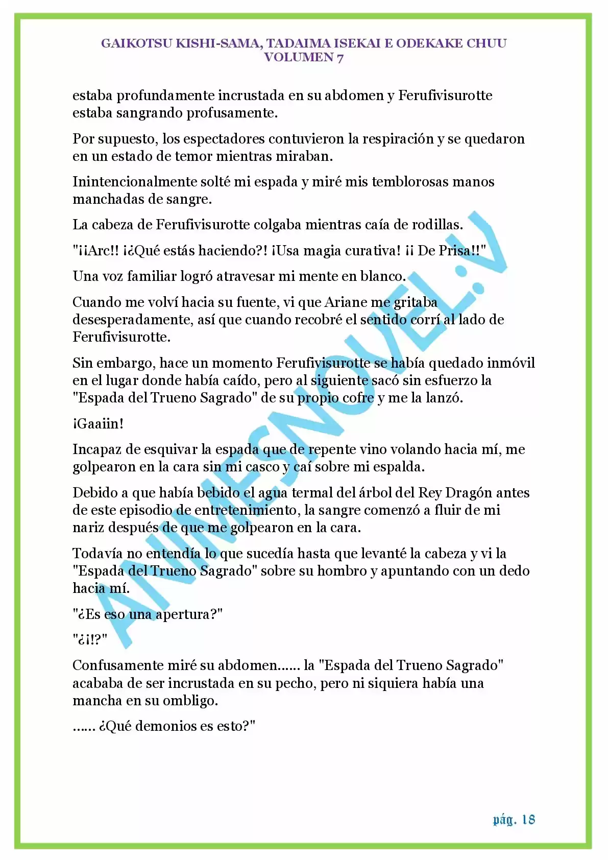 GAIKOTSU KISHI-SAMA (Novela) - Capítulo 173 - Página 18 - LectorTMOo