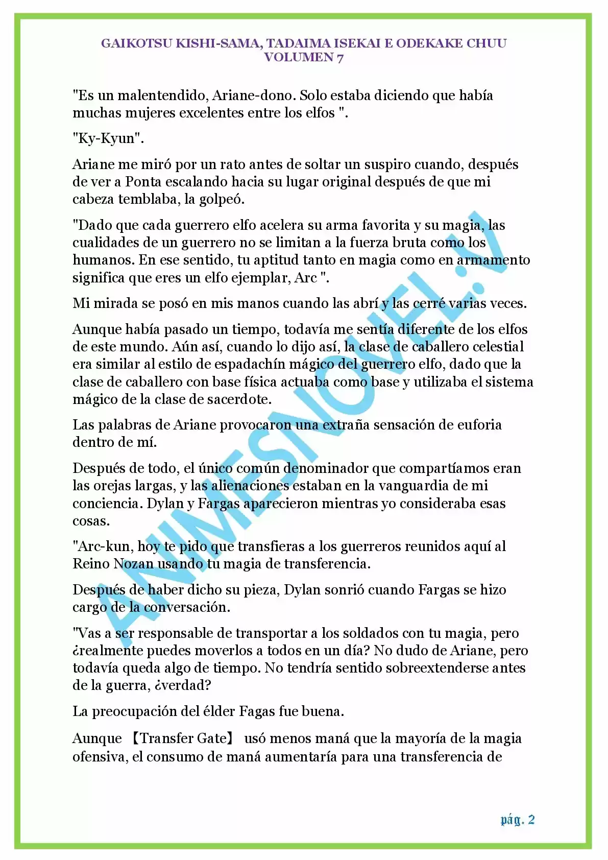 GAIKOTSU KISHI-SAMA (Novela) - Capítulo 178 - Página 2 - LectorTMOo