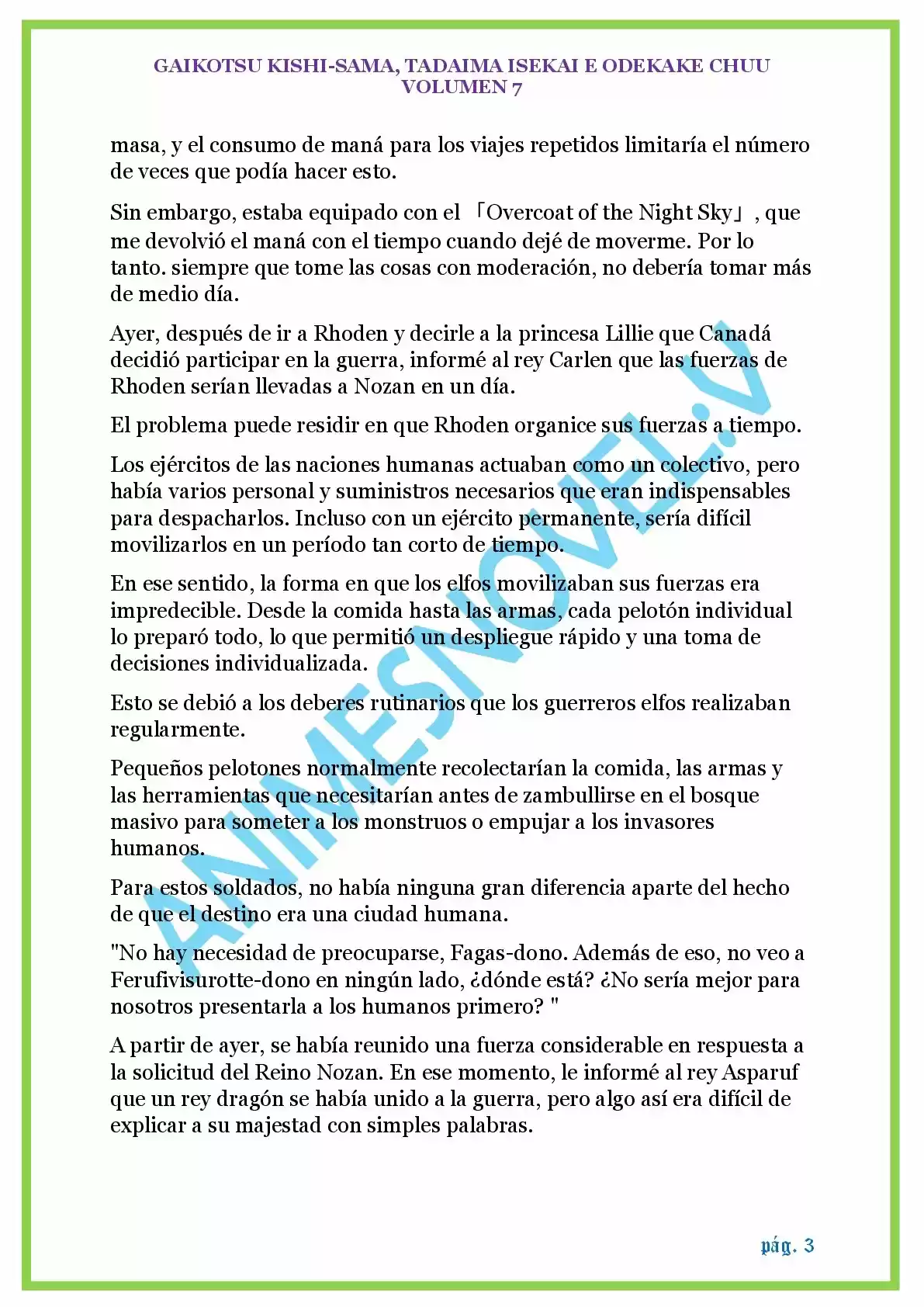 GAIKOTSU KISHI-SAMA (Novela) - Capítulo 178 - Página 3 - LectorTMOo