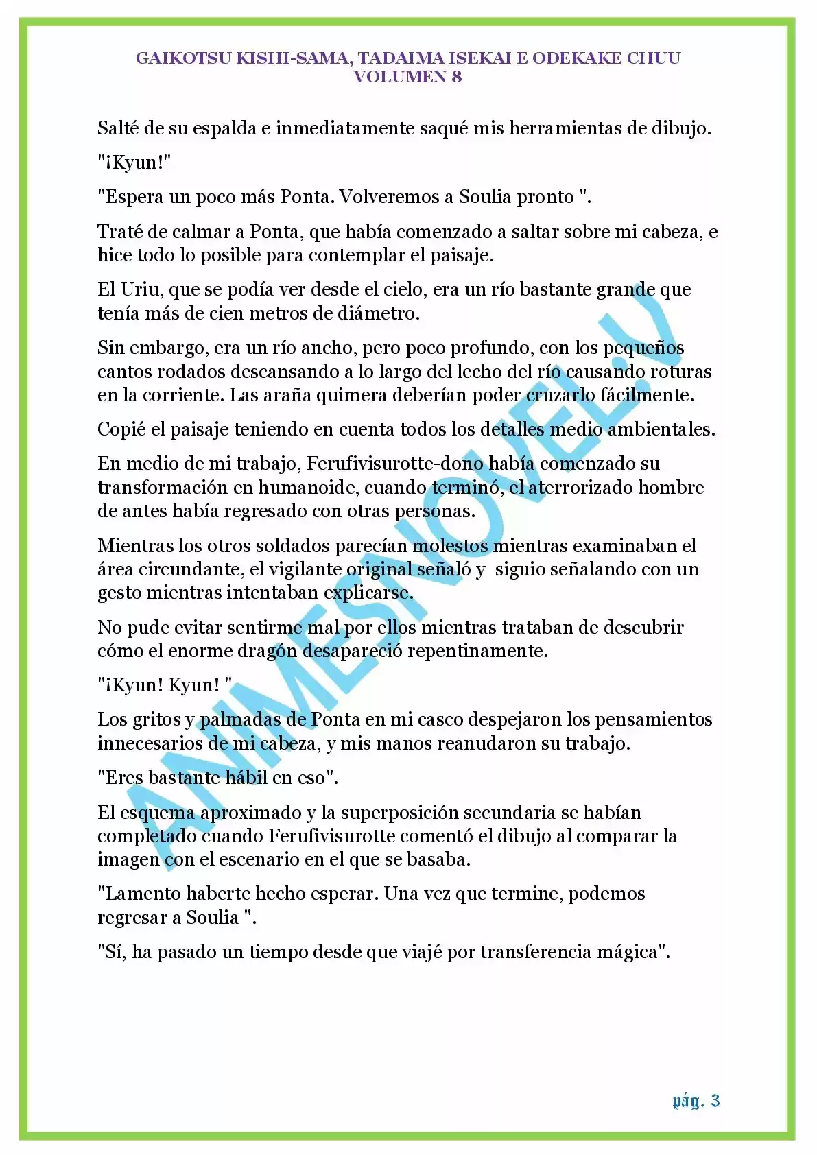 GAIKOTSU KISHI-SAMA (Novela) - Capítulo 184 - Página 3 - LectorTMOo