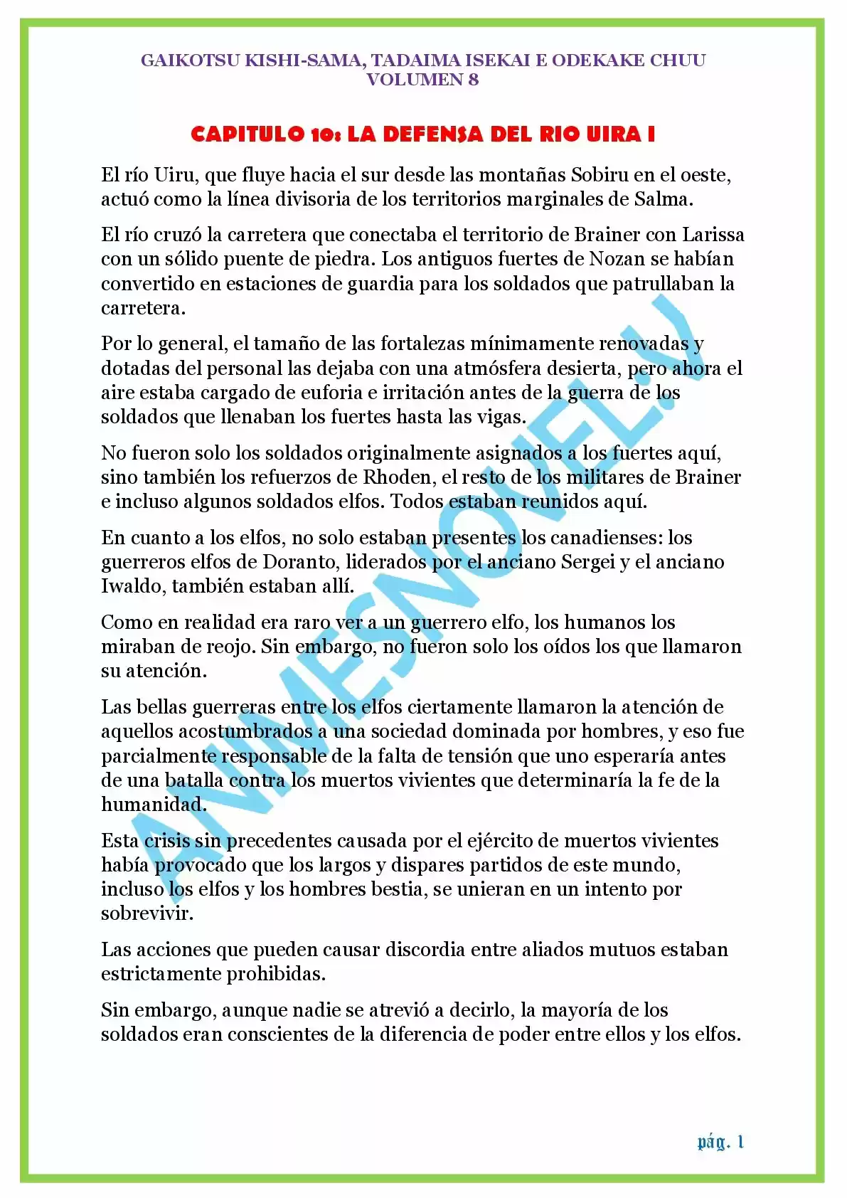 GAIKOTSU KISHI-SAMA (Novela) - Capítulo 185 - Página 1 - LectorTMOo