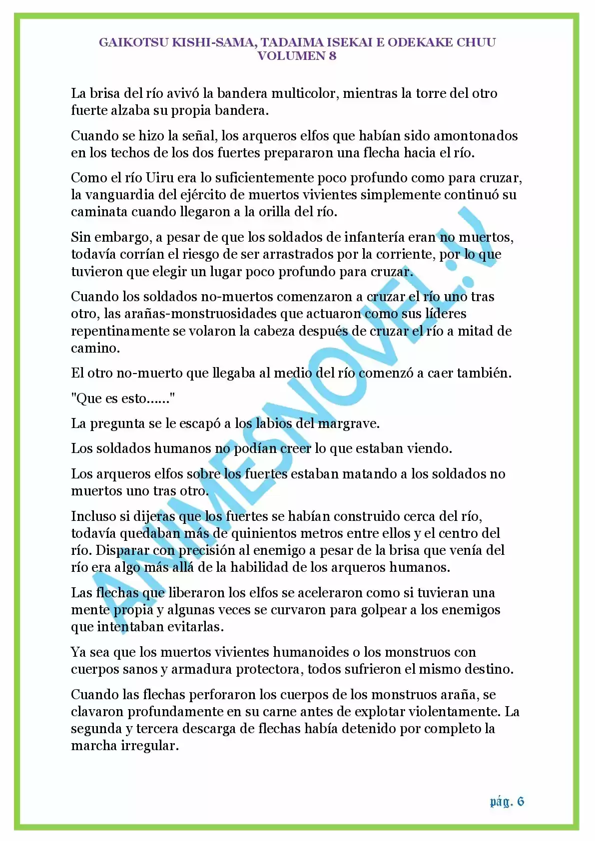 GAIKOTSU KISHI-SAMA (Novela) - Capítulo 185 - Página 6 - LectorTMOo
