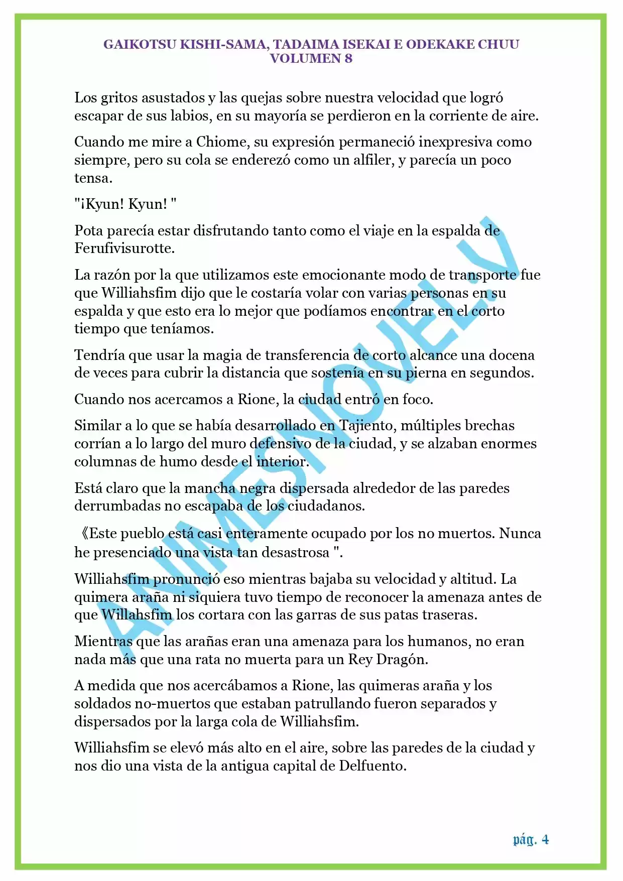 GAIKOTSU KISHI-SAMA (Novela) - Capítulo 188 - Página 4 - LectorTMOo