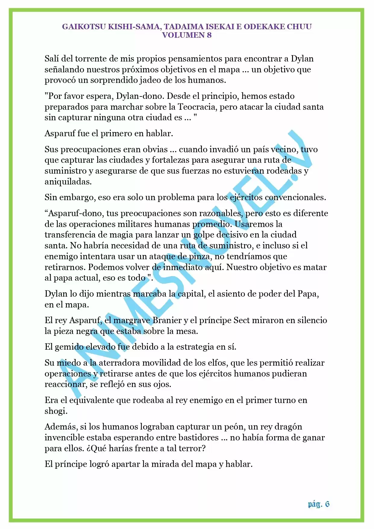 GAIKOTSU KISHI-SAMA (Novela) - Capítulo 192 - Página 6 - LectorTMOo
