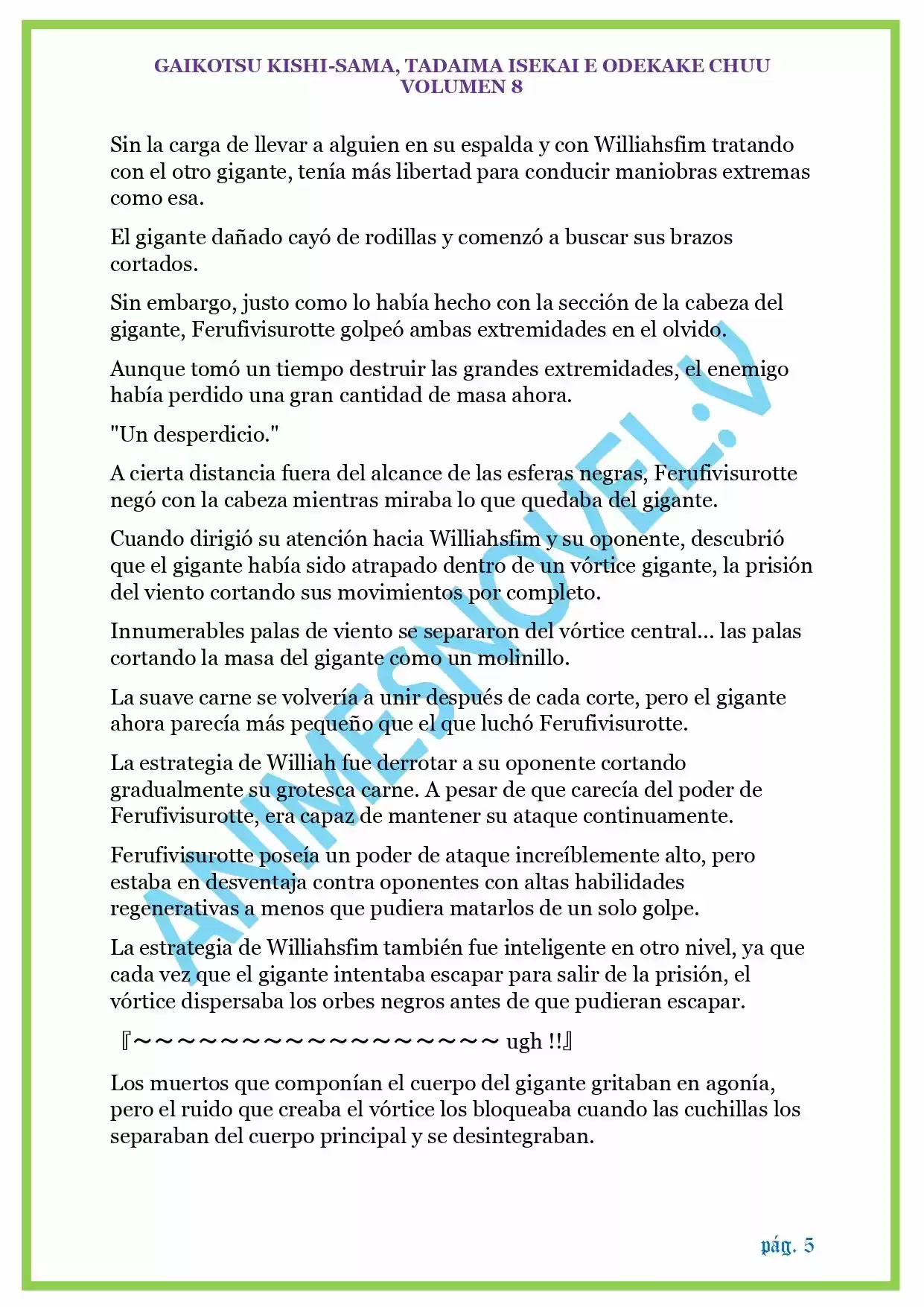 GAIKOTSU KISHI-SAMA (Novela) - Capítulo 195 - Página 5 - LectorTMOo