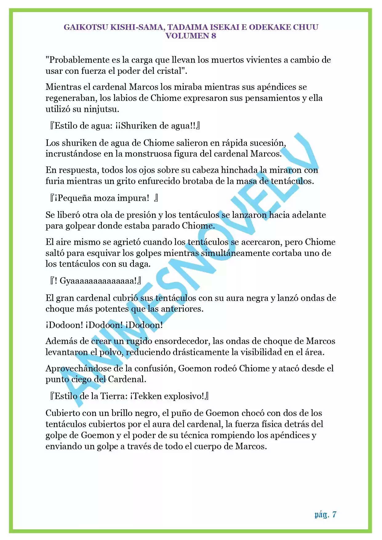 GAIKOTSU KISHI-SAMA (Novela) - Capítulo 197 - Página 7 - LectorTMOo