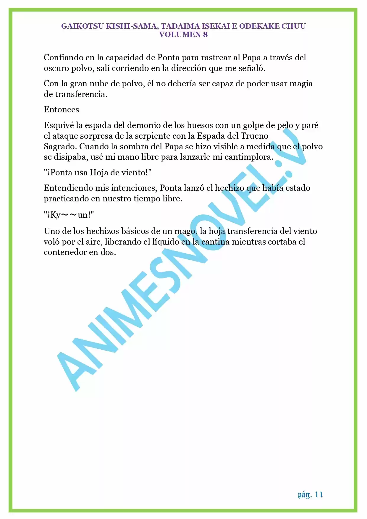 GAIKOTSU KISHI-SAMA (Novela) - Capítulo 199 - Página 11 - LectorTMOo