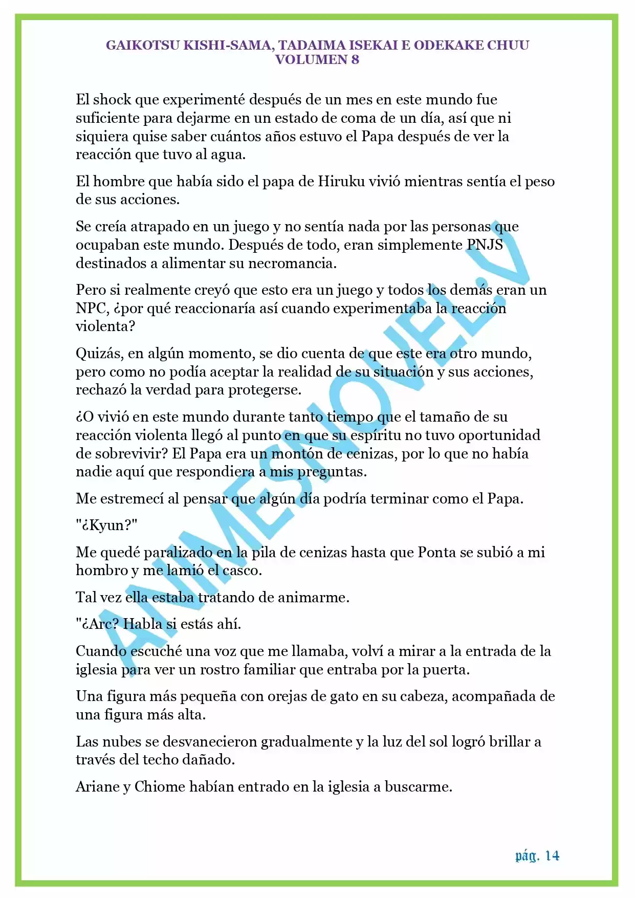GAIKOTSU KISHI-SAMA (Novela) - Capítulo 199 - Página 14 - LectorTMOo