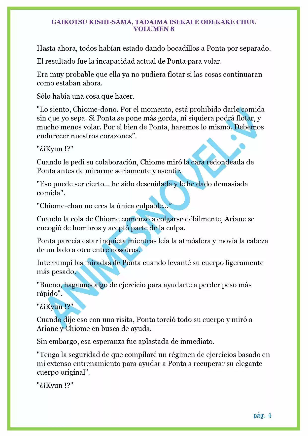 GAIKOTSU KISHI-SAMA (Novela) - Capítulo 201 - Página 4 - LectorTMOo