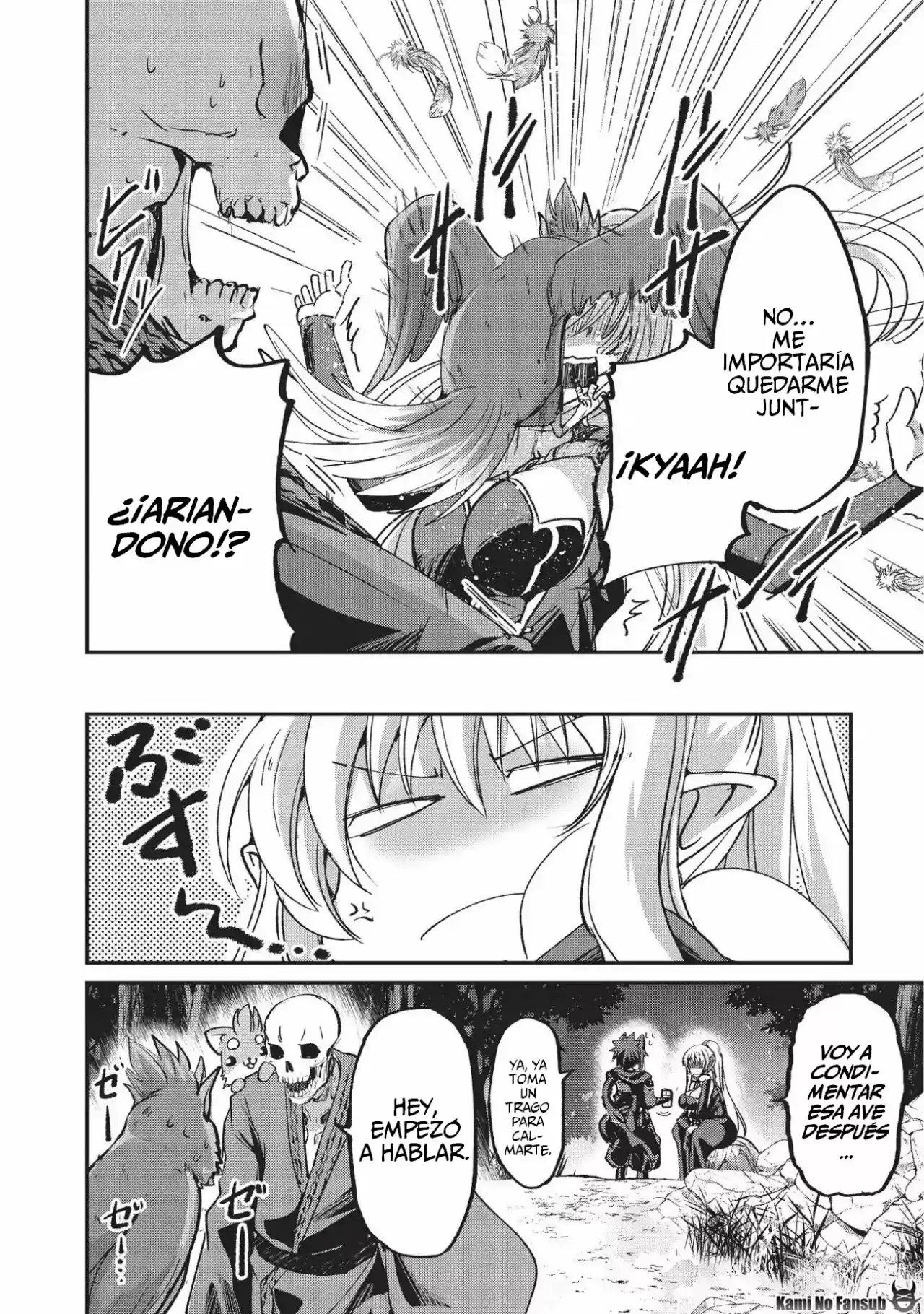 Gaikotsu Kishi-sama, Tadaima Isekai E Odekake-chuu - Capítulo 25 - Página 15 - LectorTMOo