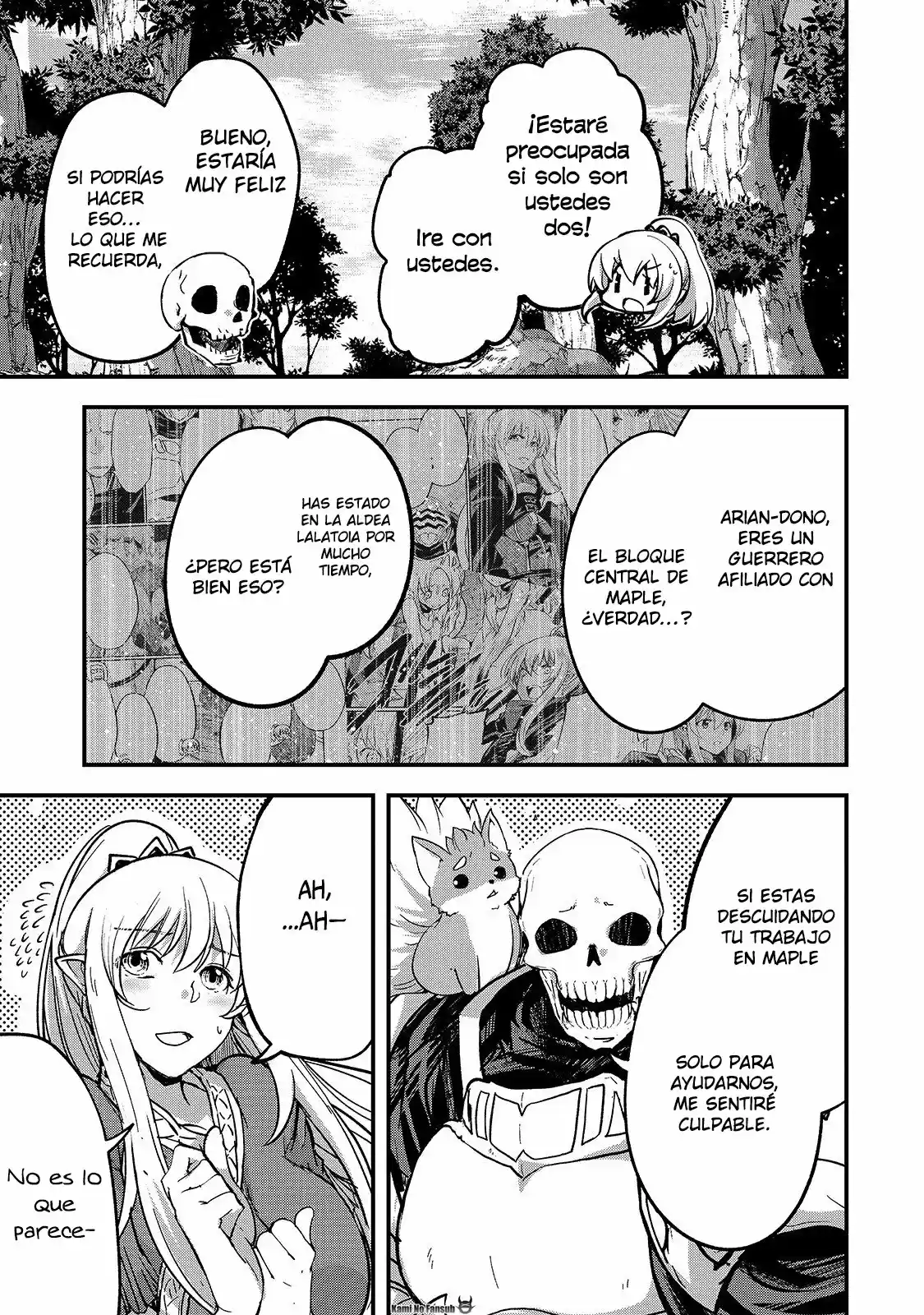 Gaikotsu Kishi-sama, Tadaima Isekai E Odekake-chuu - Capítulo 34 - Página 19 - LectorTMOo