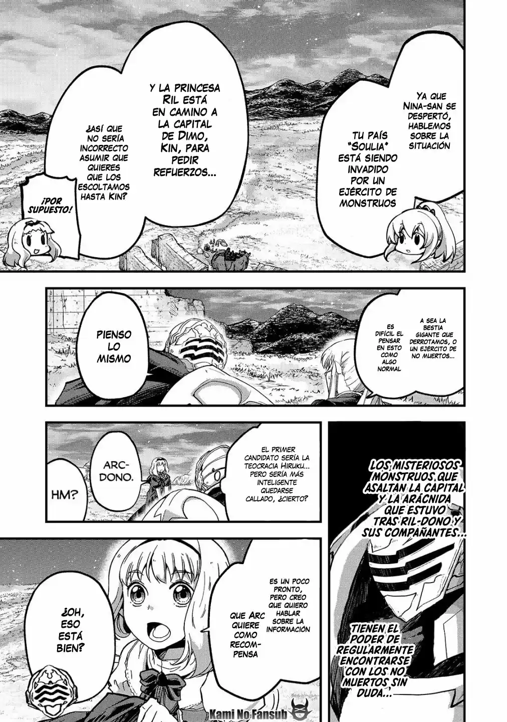 Gaikotsu Kishi-sama, Tadaima Isekai E Odekake-chuu - Capítulo 38 - Página 4 - LectorTMOo