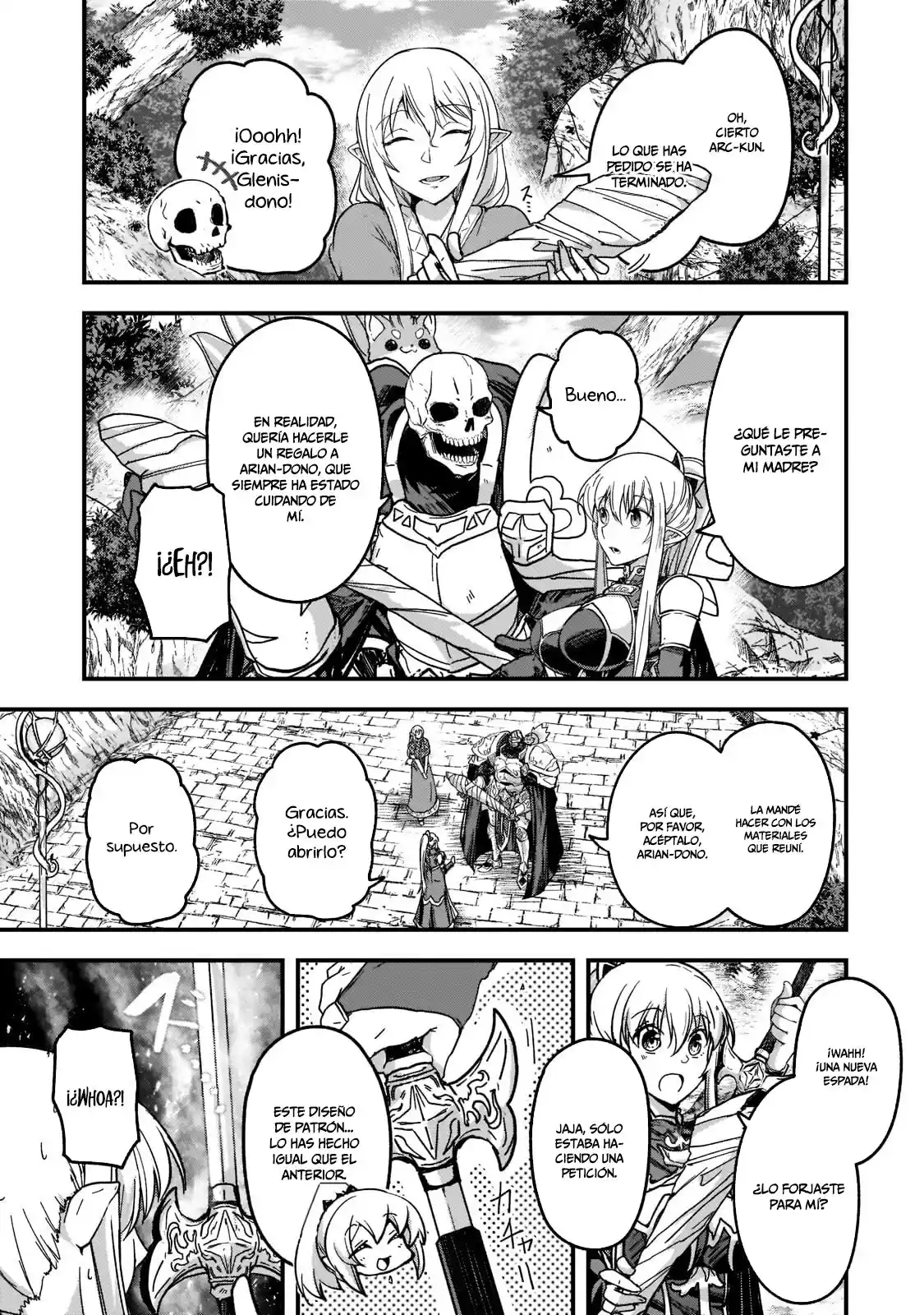 Gaikotsu Kishi-sama, Tadaima Isekai E Odekake-chuu - Capítulo 55 - Página 24 - LectorTMOo