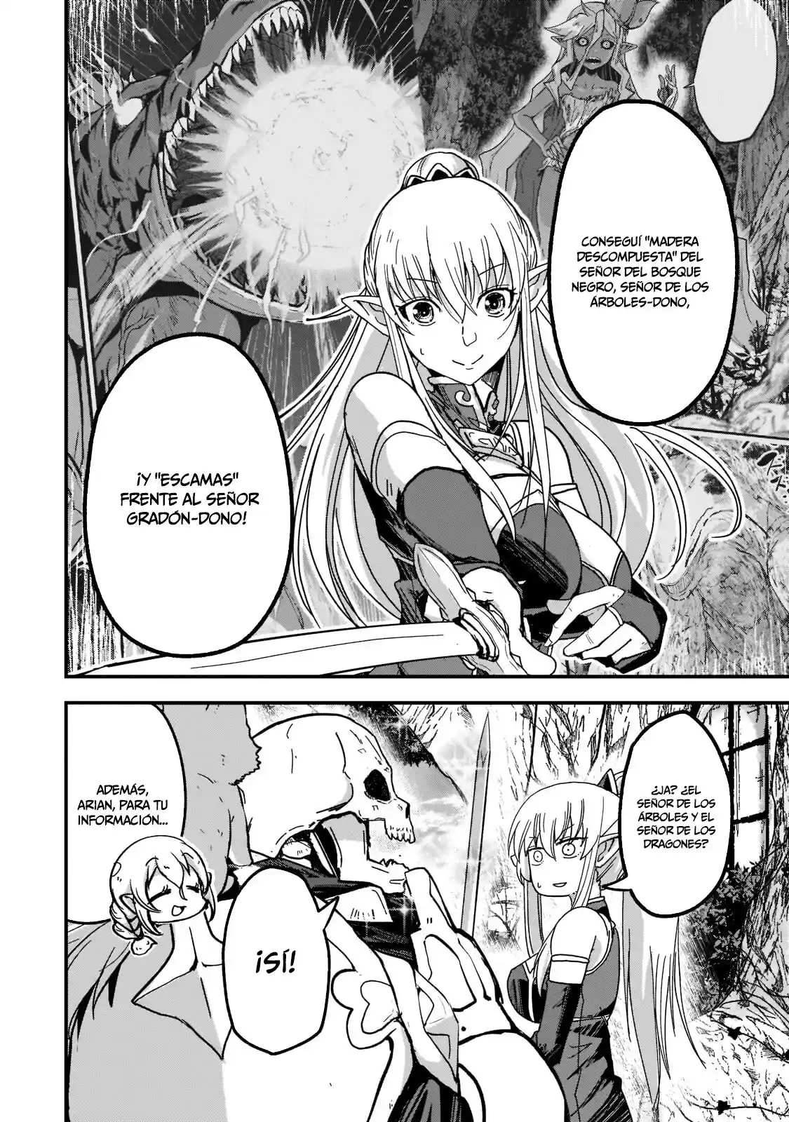 Gaikotsu Kishi-sama, Tadaima Isekai E Odekake-chuu - Capítulo 55 - Página 27 - LectorTMOo