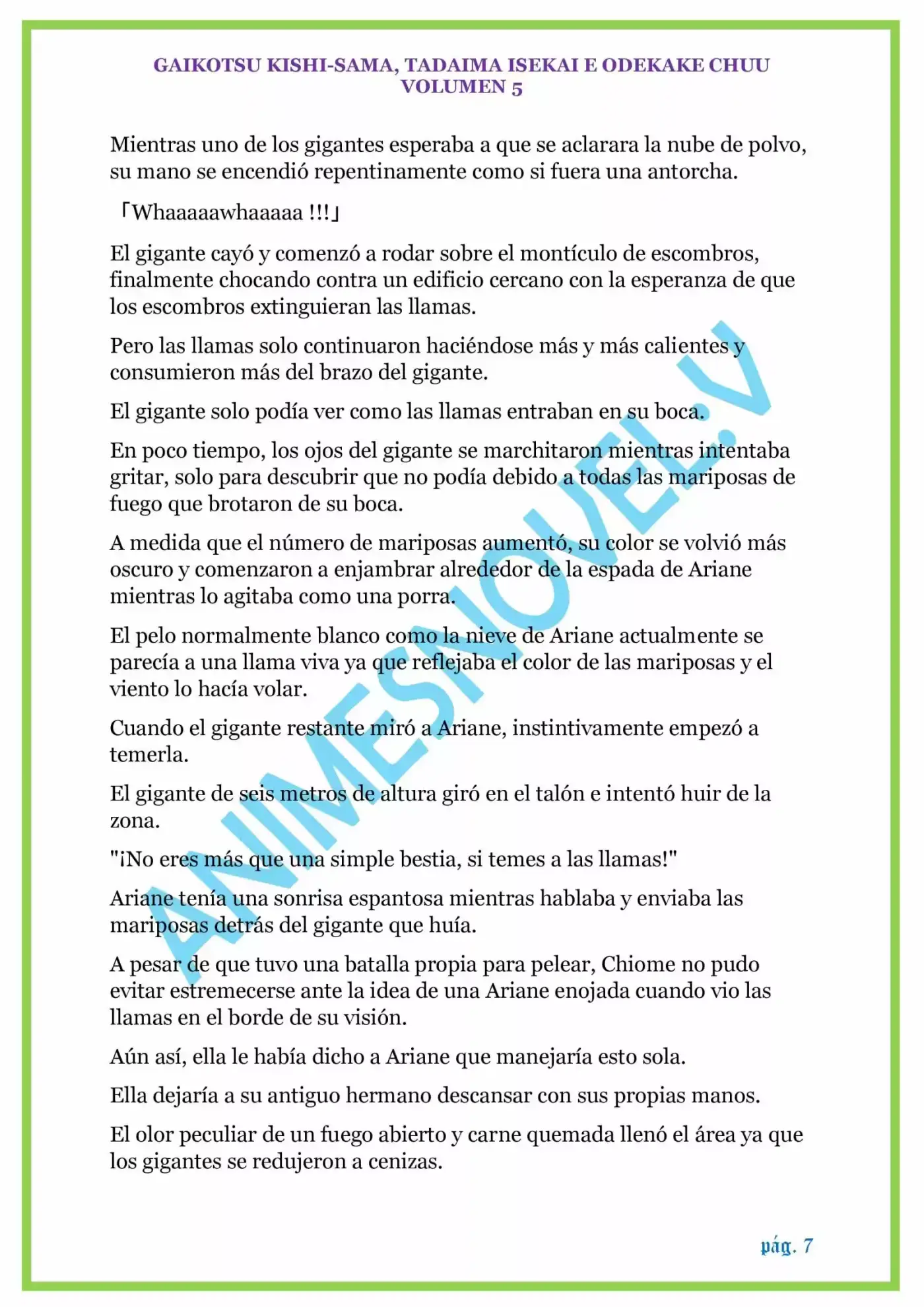 GAIKOTSU KISHI-SAMA (volumen 5) (Novela) - Capítulo 122 - Página 7 - LectorTMOo