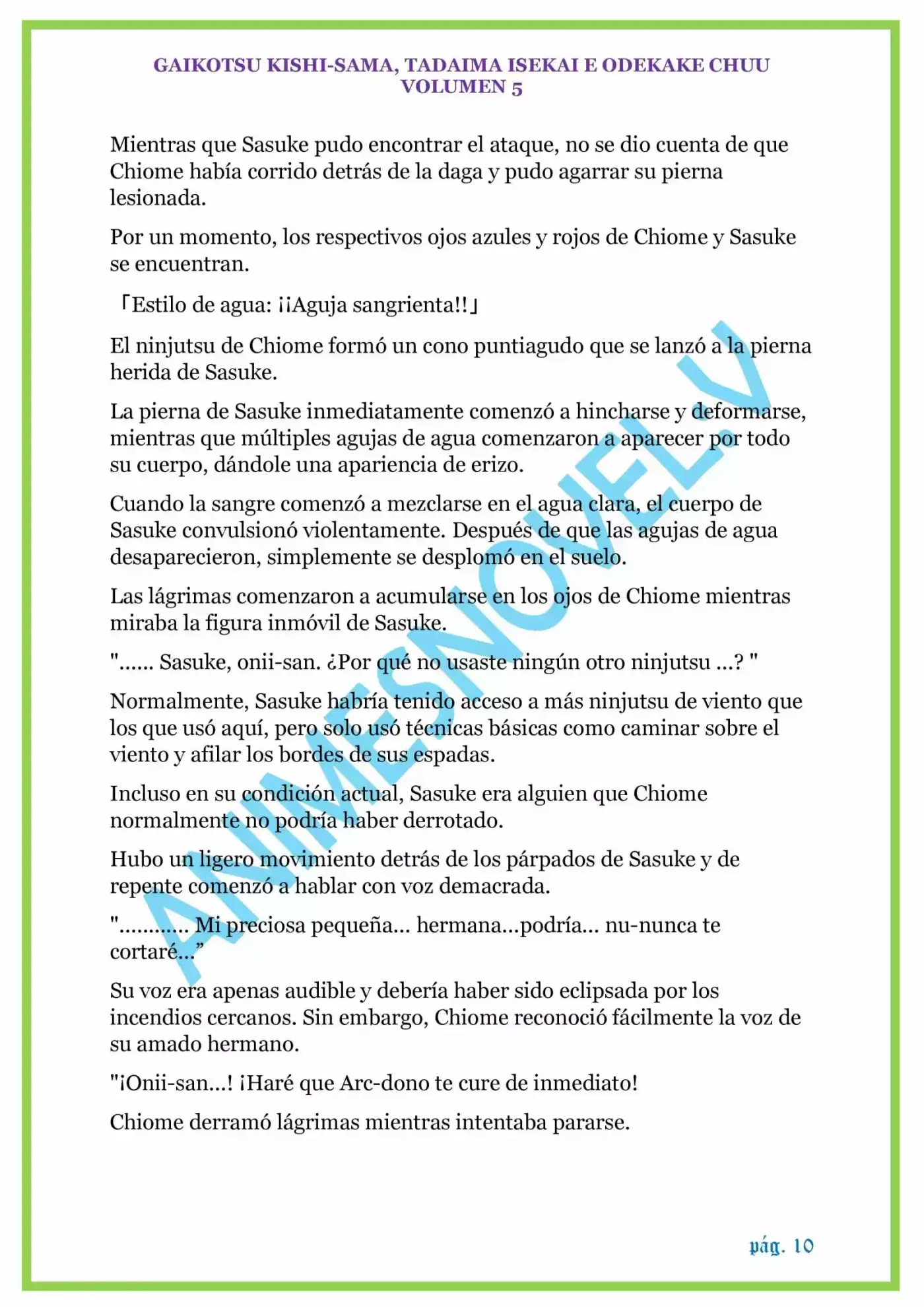 GAIKOTSU KISHI-SAMA (volumen 5) (Novela) - Capítulo 122 - Página 10 - LectorTMOo