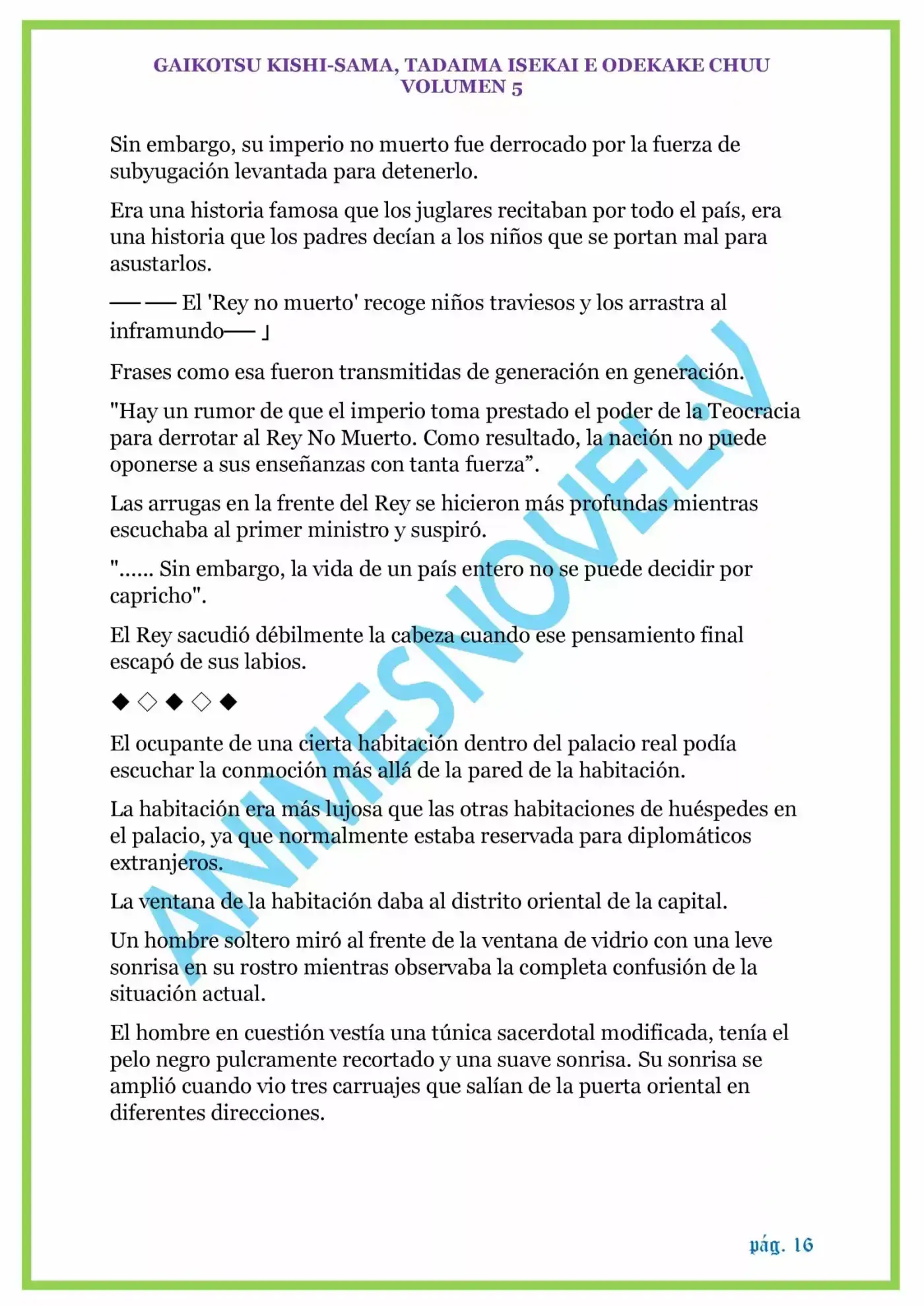 GAIKOTSU KISHI-SAMA (volumen 5) (Novela) - Capítulo 126 - Página 16 - LectorTMOo