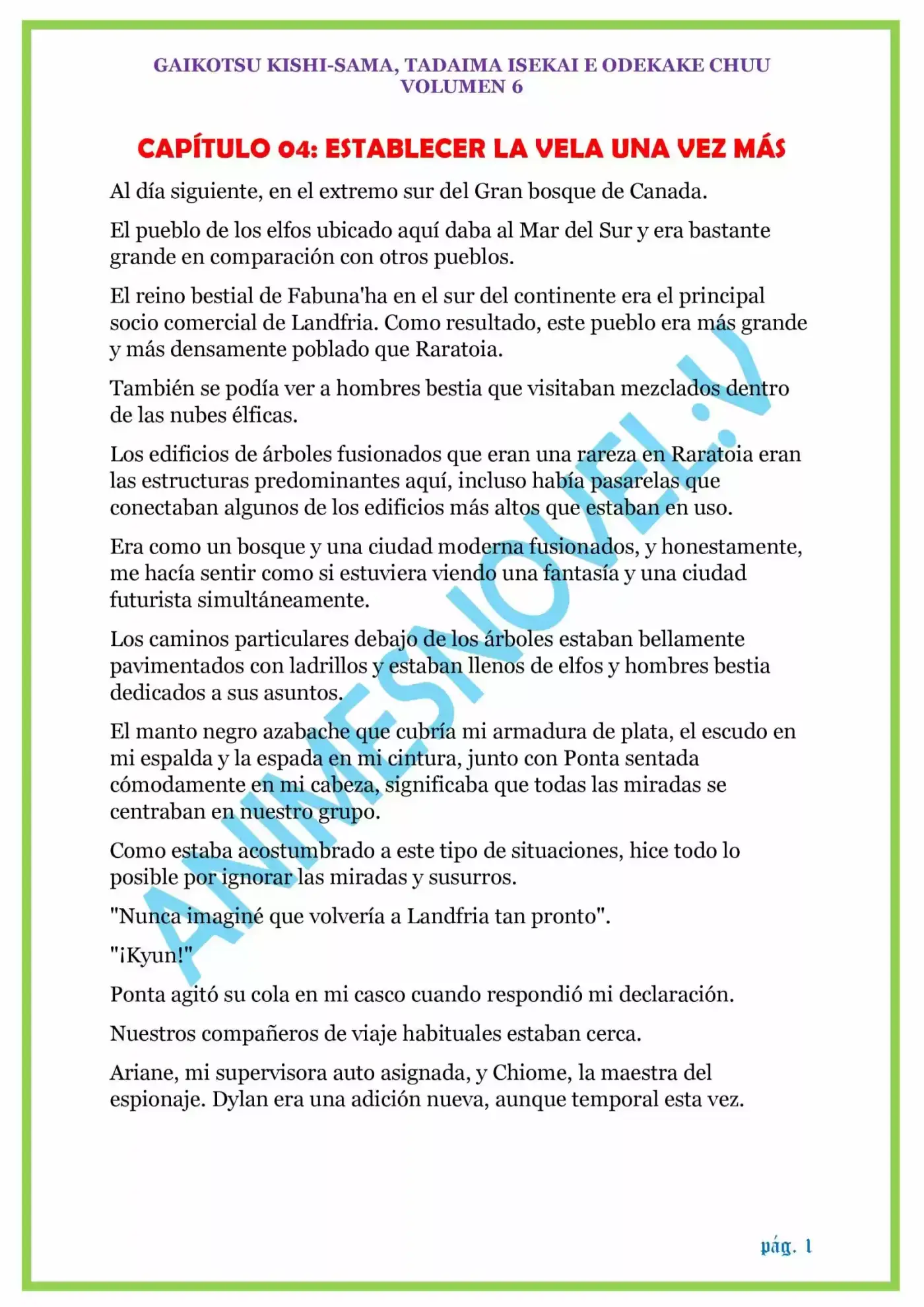 GAIKOTSU KISHI-SAMA (volumen 5) (Novela) - Capítulo 130 - Página 1 - LectorTMOo