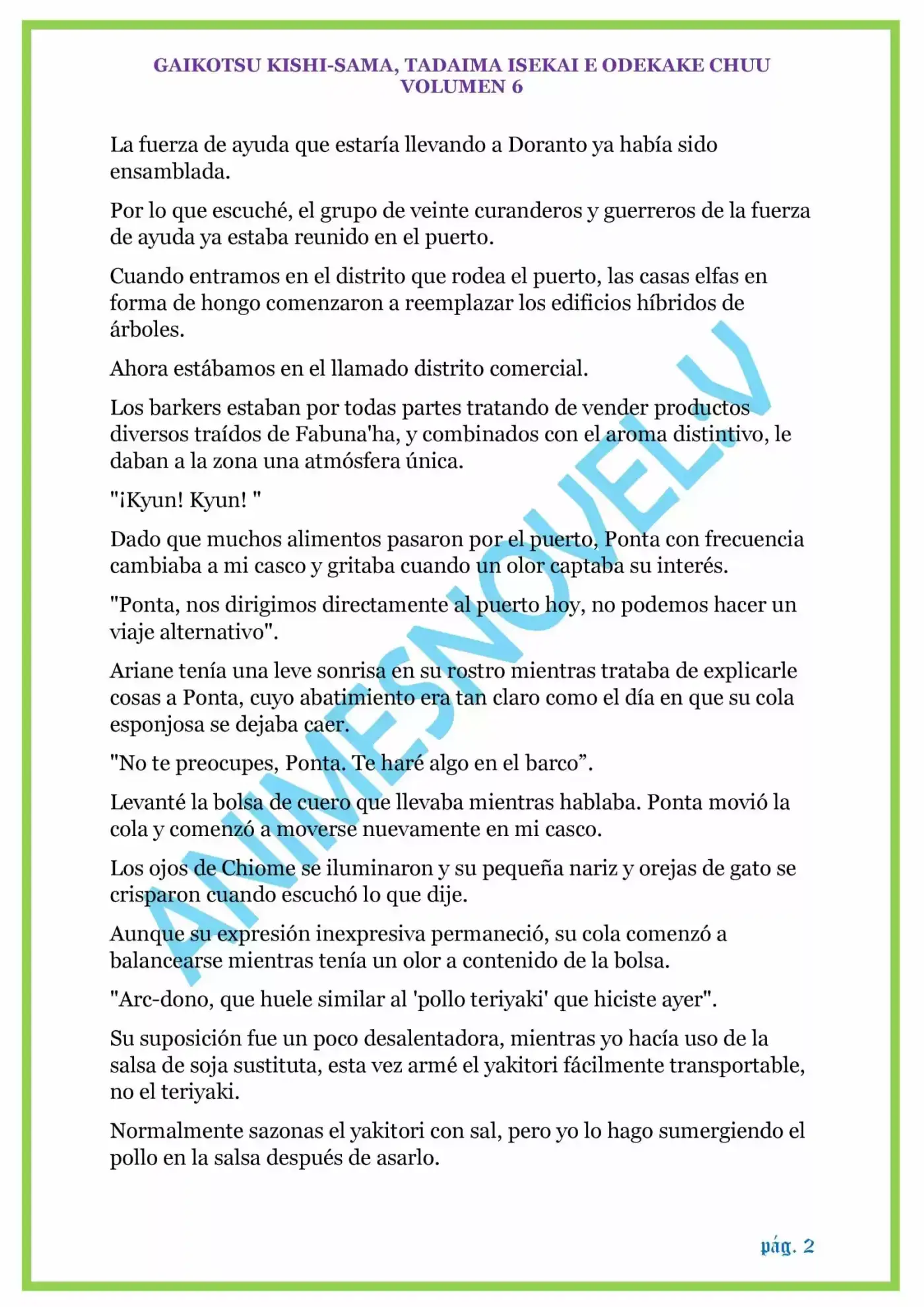GAIKOTSU KISHI-SAMA (volumen 5) (Novela) - Capítulo 130 - Página 2 - LectorTMOo