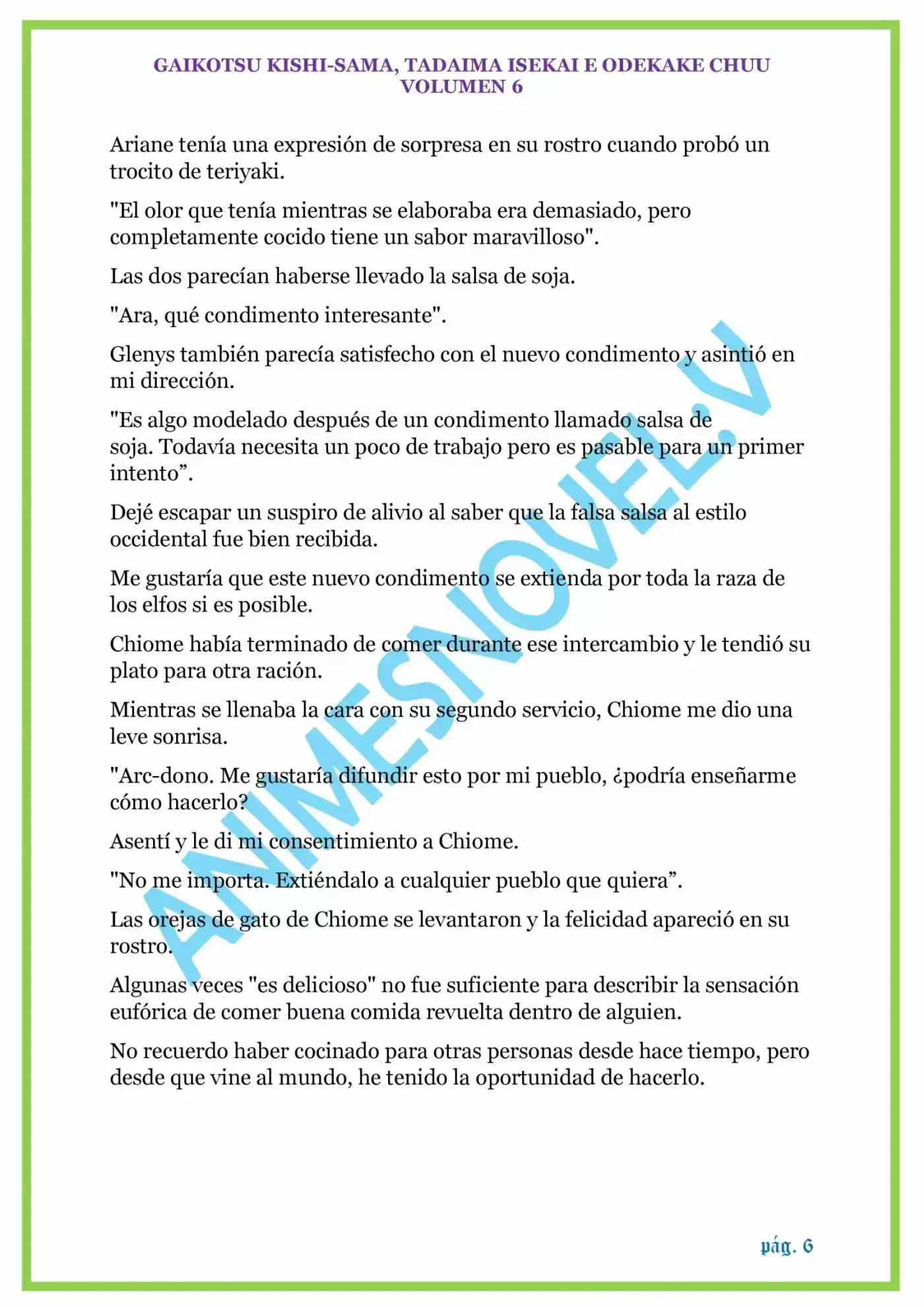 GAIKOTSU KISHI-SAMA (volumen 5) (Novela) - Capítulo 130 - Página 6 - LectorTMOo