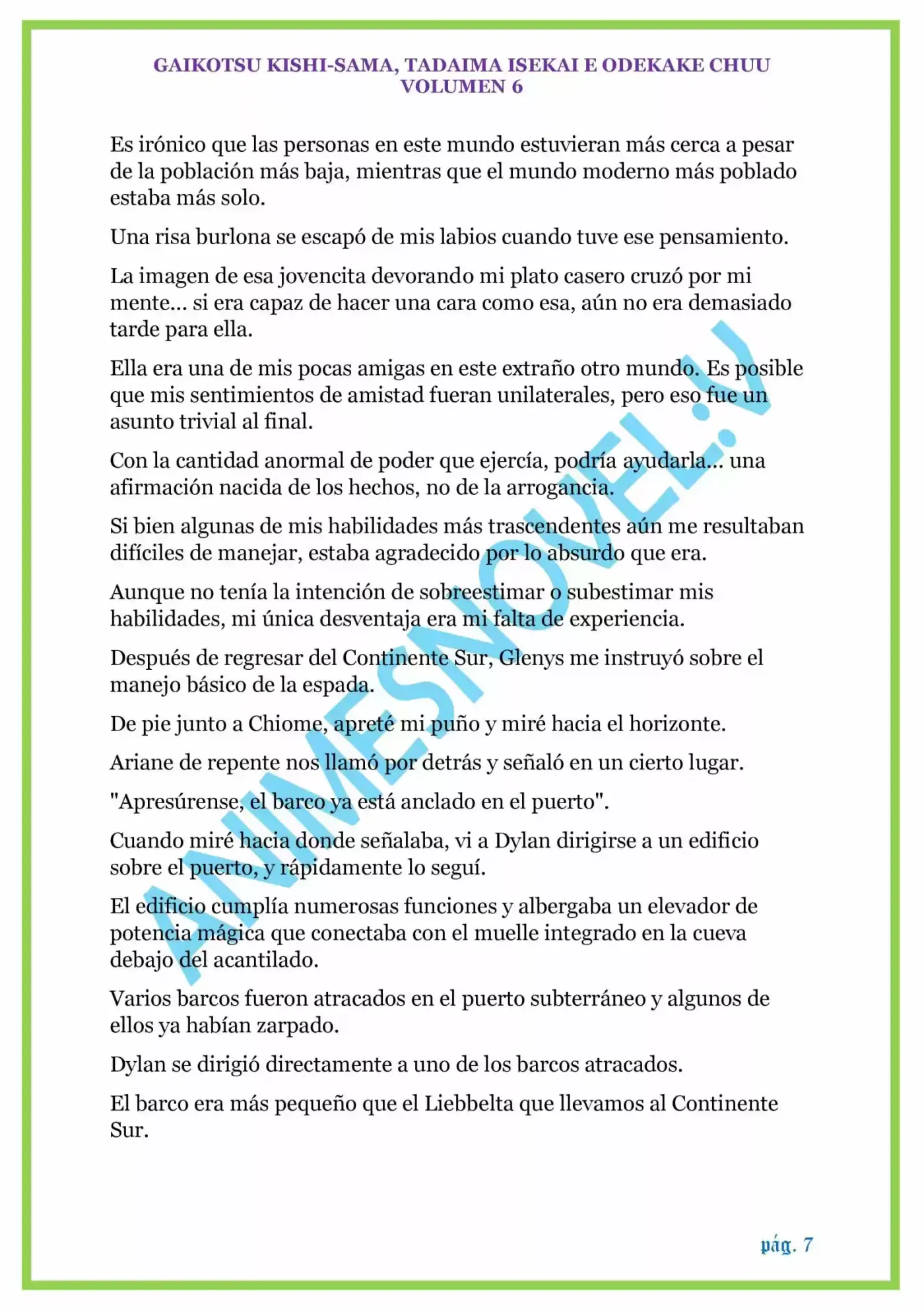 GAIKOTSU KISHI-SAMA (volumen 5) (Novela) - Capítulo 130 - Página 7 - LectorTMOo
