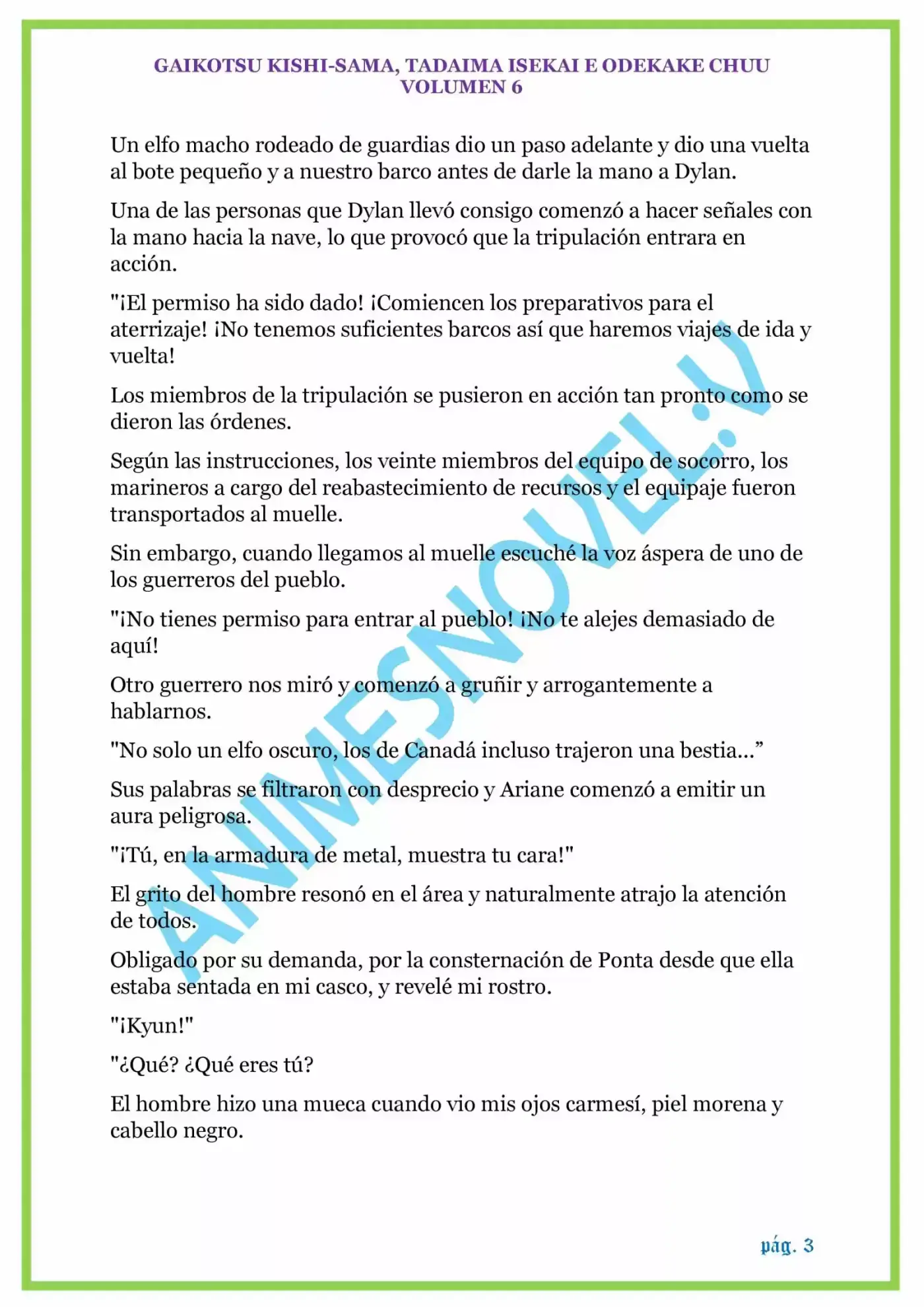GAIKOTSU KISHI-SAMA (volumen 5) (Novela) - Capítulo 132 - Página 3 - LectorTMOo