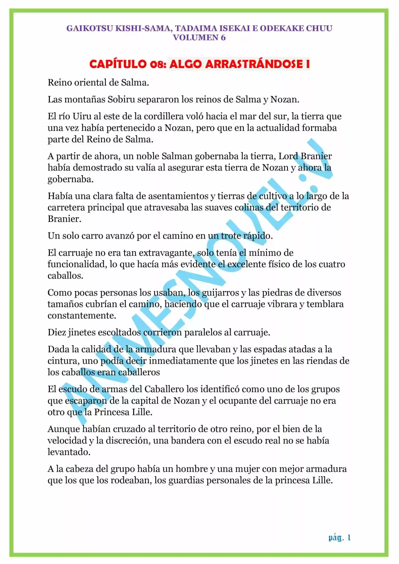 GAIKOTSU KISHI-SAMA (volumen 5) (Novela) - Capítulo 134 - Página 1 - LectorTMOo