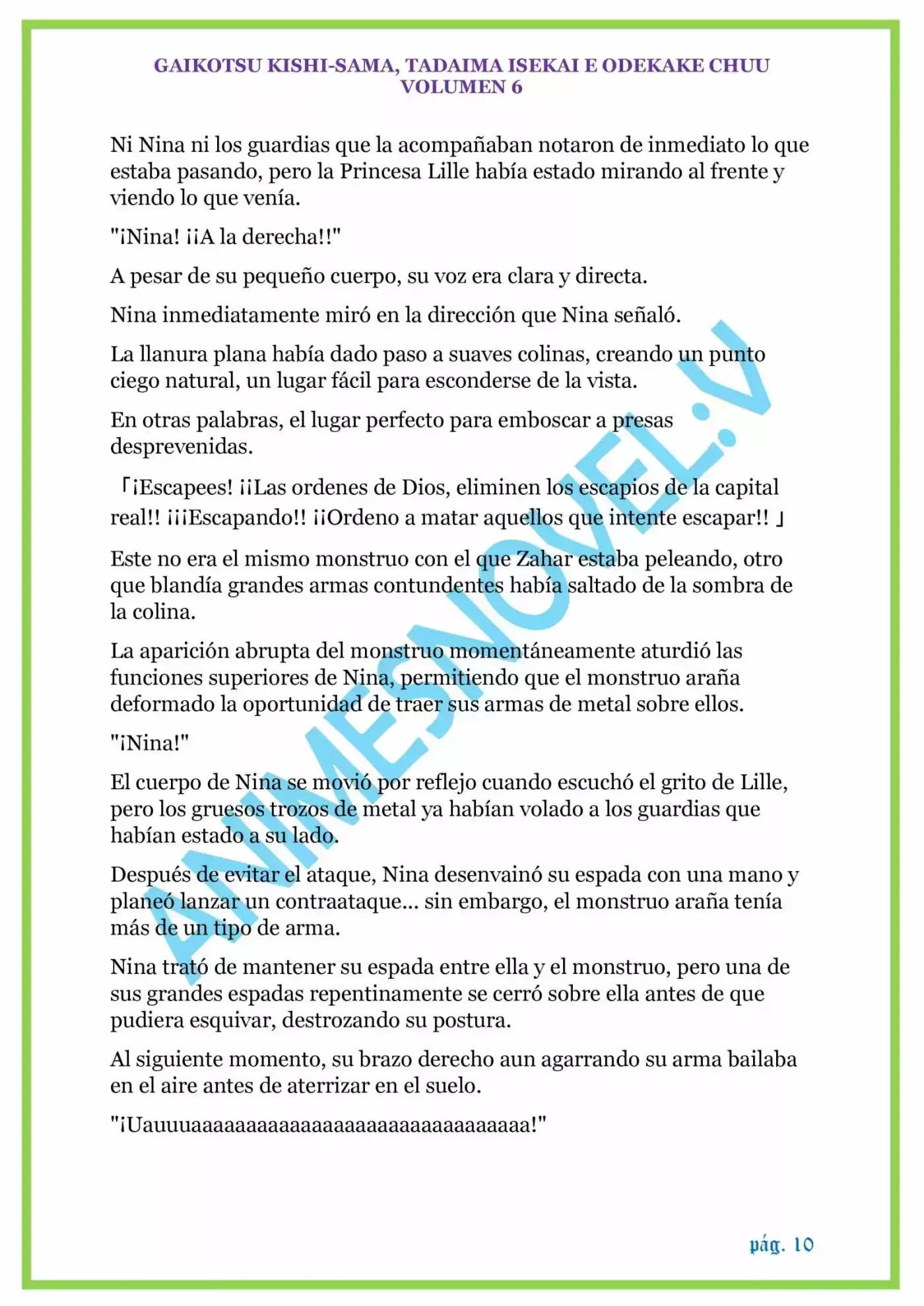 GAIKOTSU KISHI-SAMA (volumen 5) (Novela) - Capítulo 134 - Página 10 - LectorTMOo