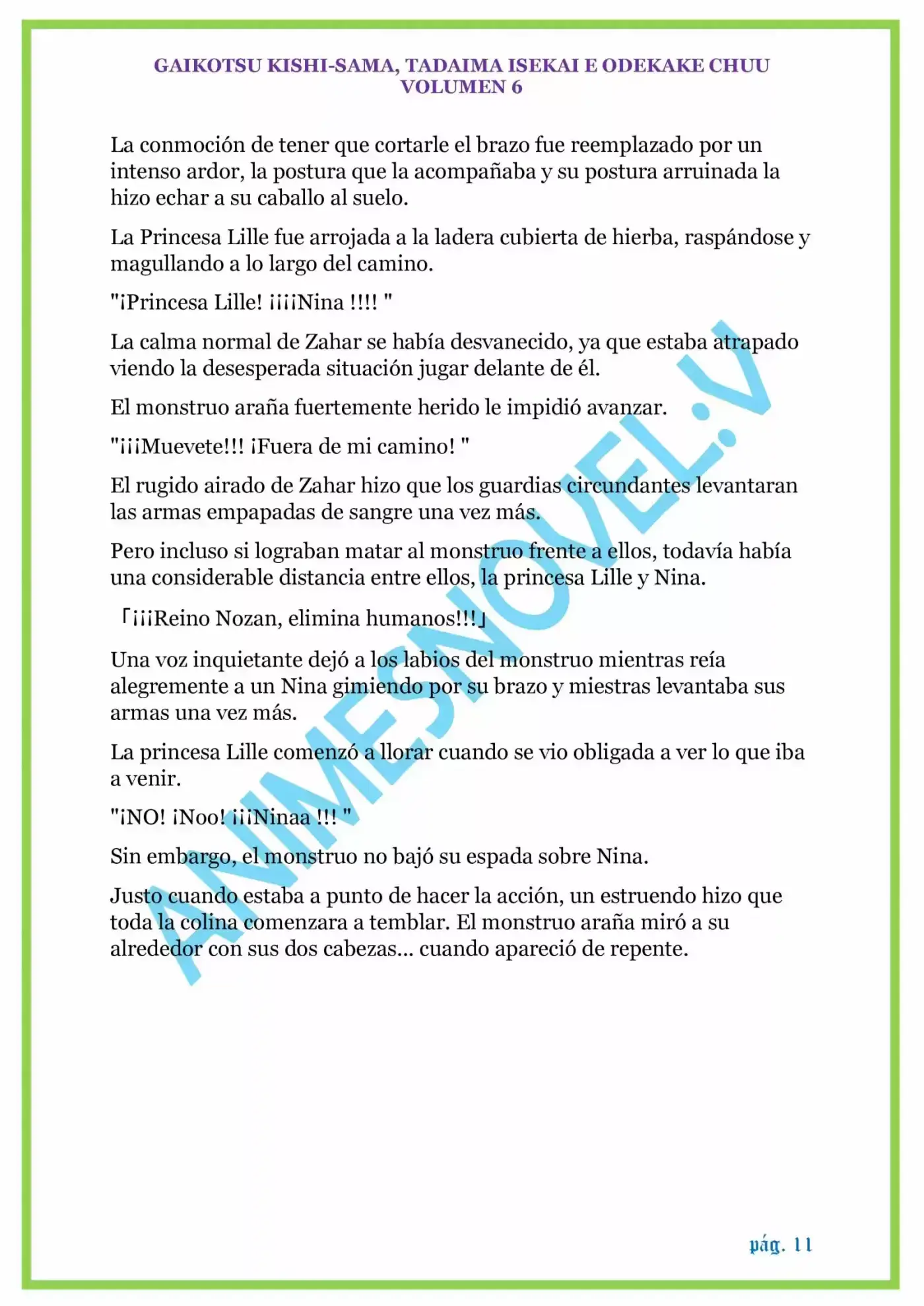 GAIKOTSU KISHI-SAMA (volumen 5) (Novela) - Capítulo 134 - Página 11 - LectorTMOo
