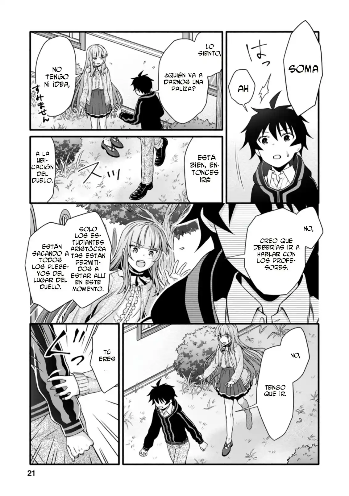 Gakuen Kishi No Level Up! - Capítulo 11 - Página 21 - LectorTMOo