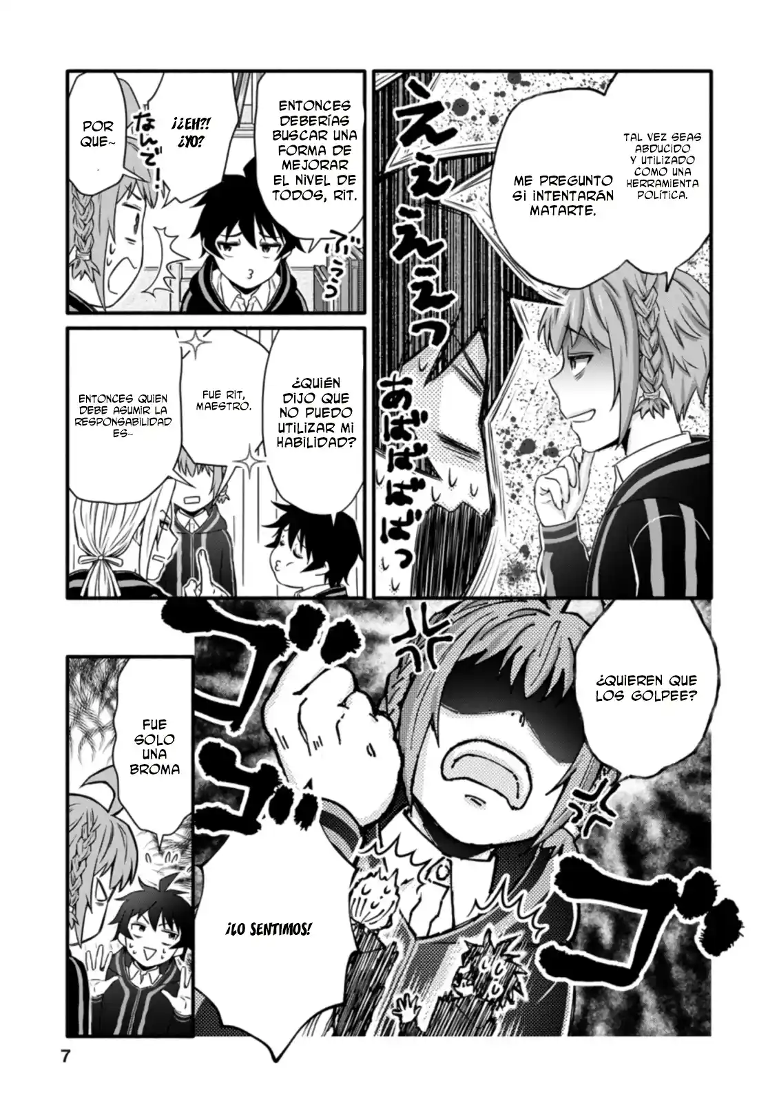 Gakuen Kishi No Level Up! - Capítulo 16 - Página 7 - LectorTMOo