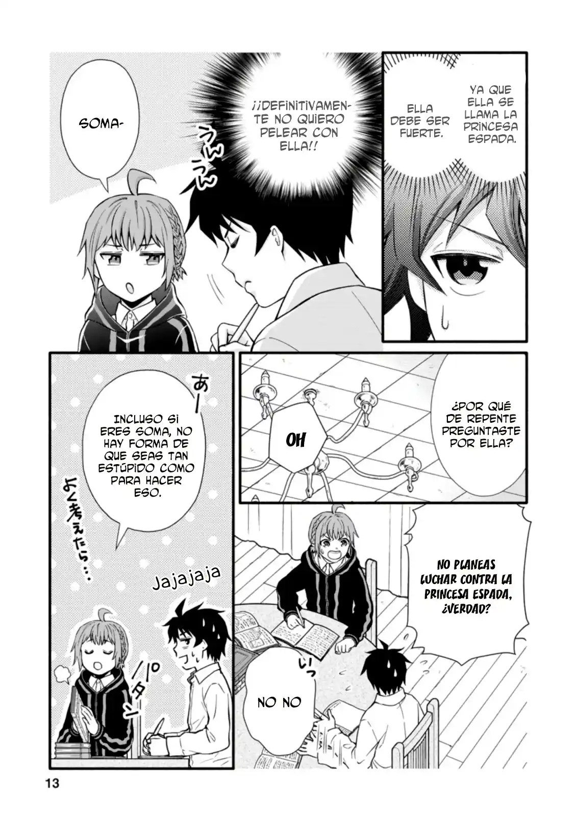 Gakuen Kishi No Level Up! - Capítulo 6 - Página 13 - LectorTMOo