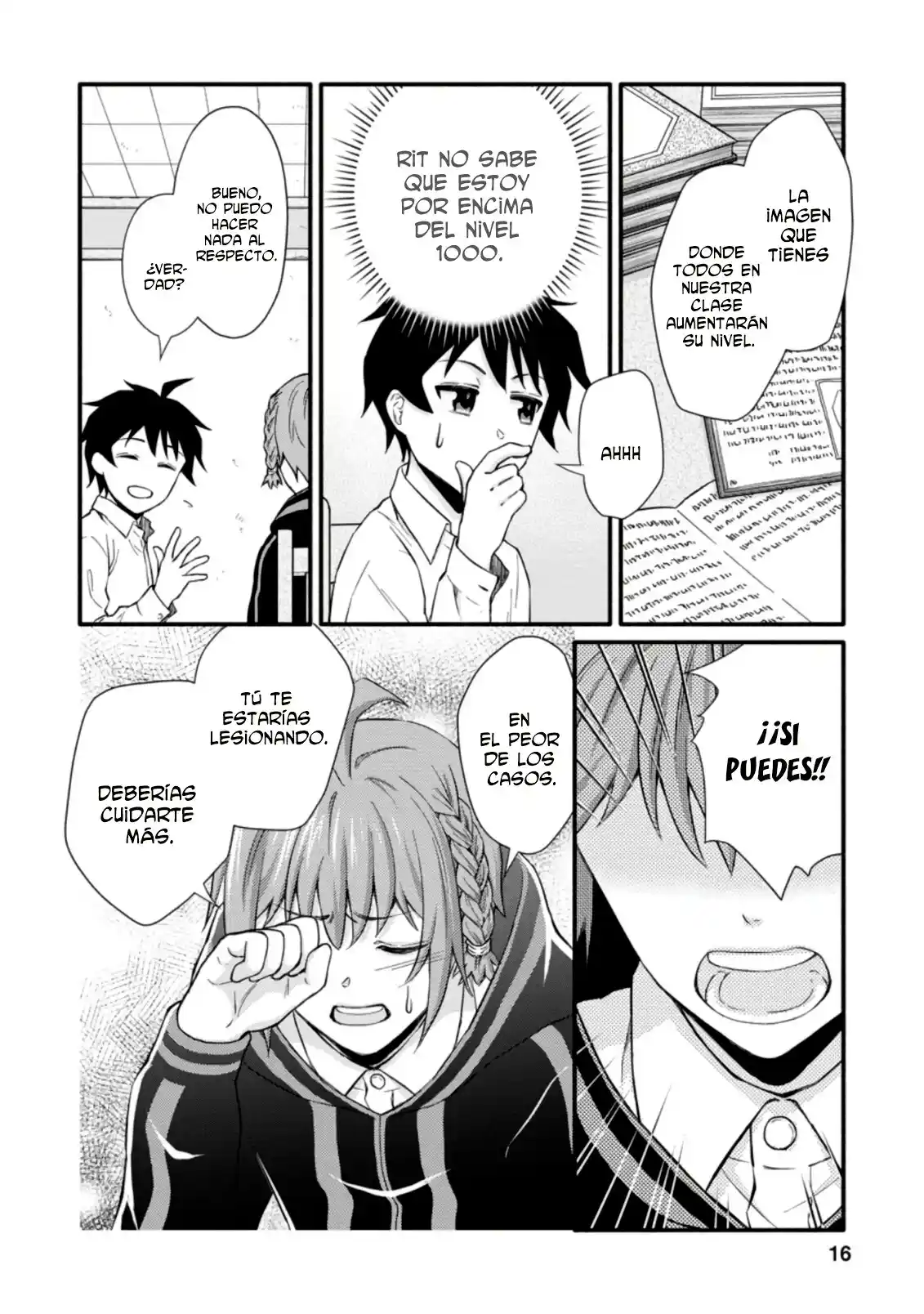 Gakuen Kishi No Level Up! - Capítulo 6 - Página 16 - LectorTMOo