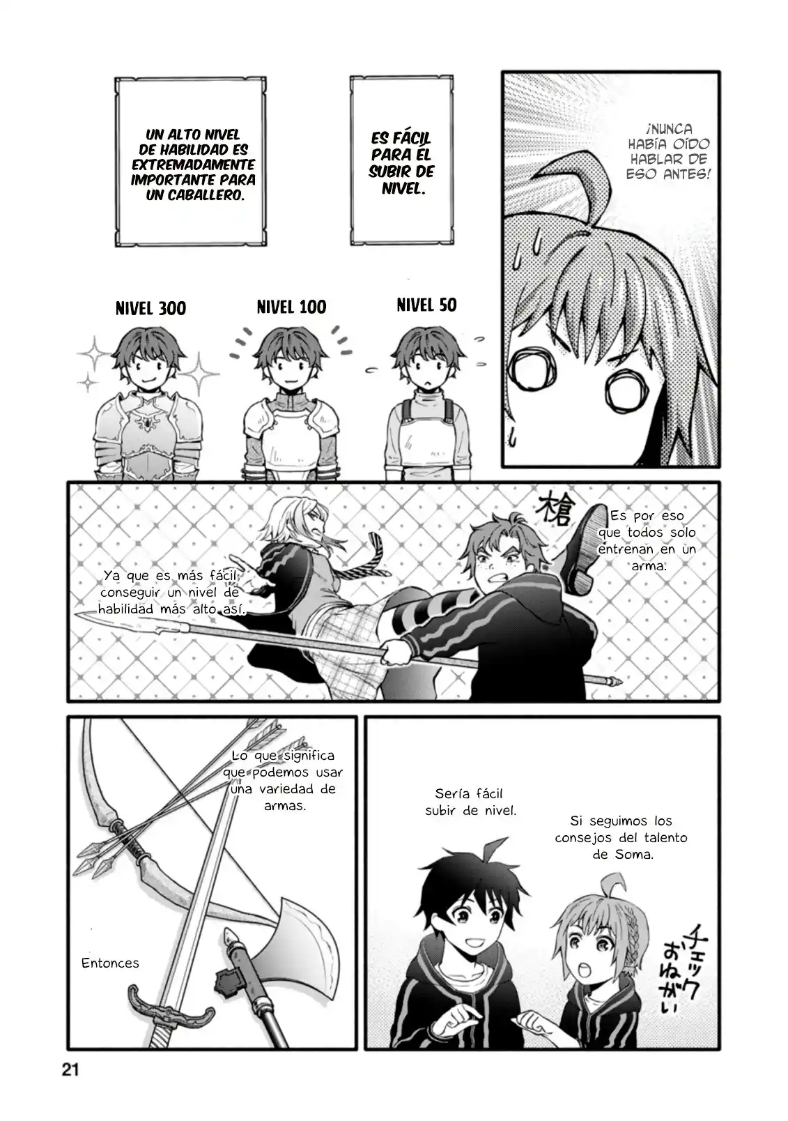 Gakuen Kishi No Level Up! - Capítulo 6 - Página 21 - LectorTMOo